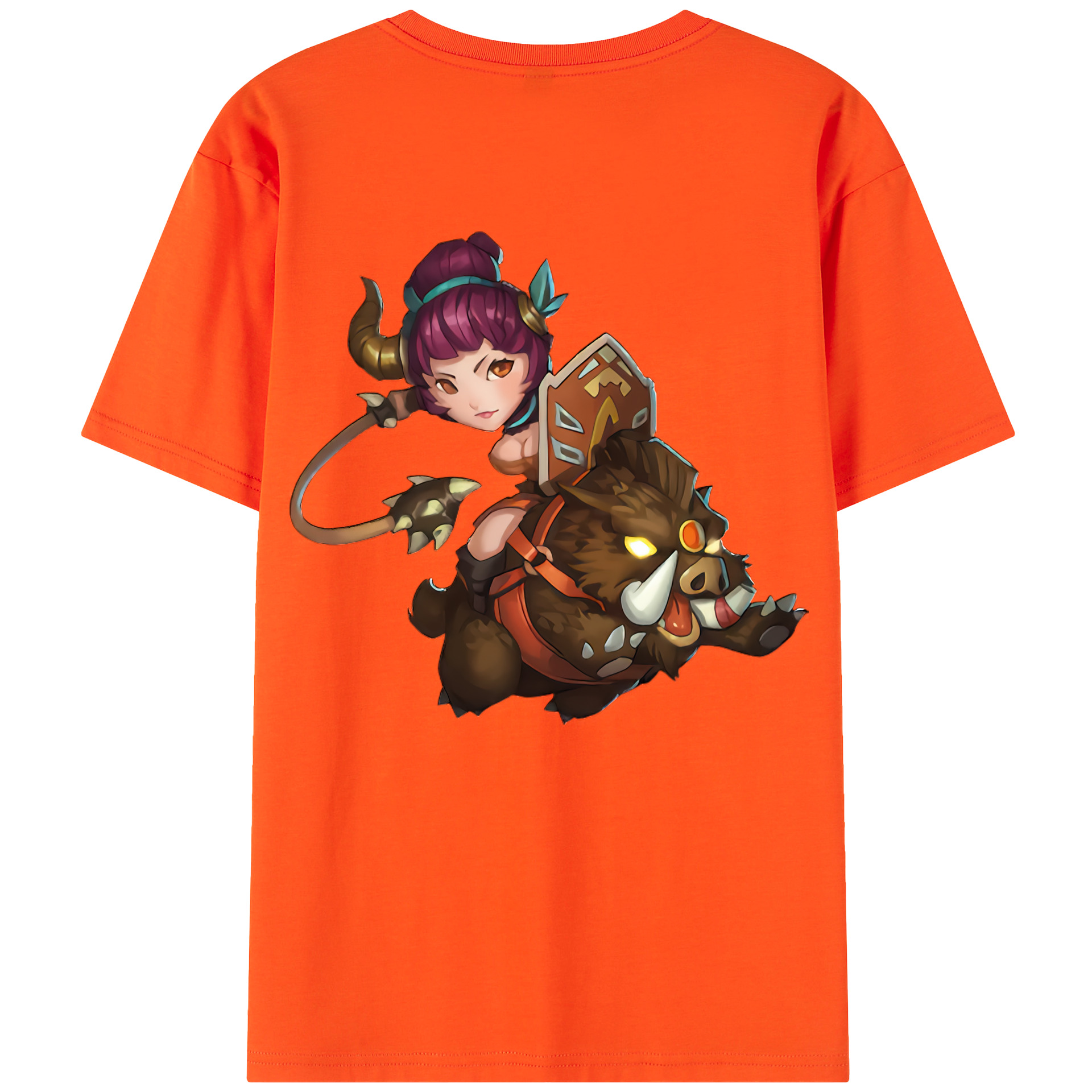 リーグ・オブ・レジェンド League of Legends LOL 綿100％半袖Tシャツ（背面プリント）