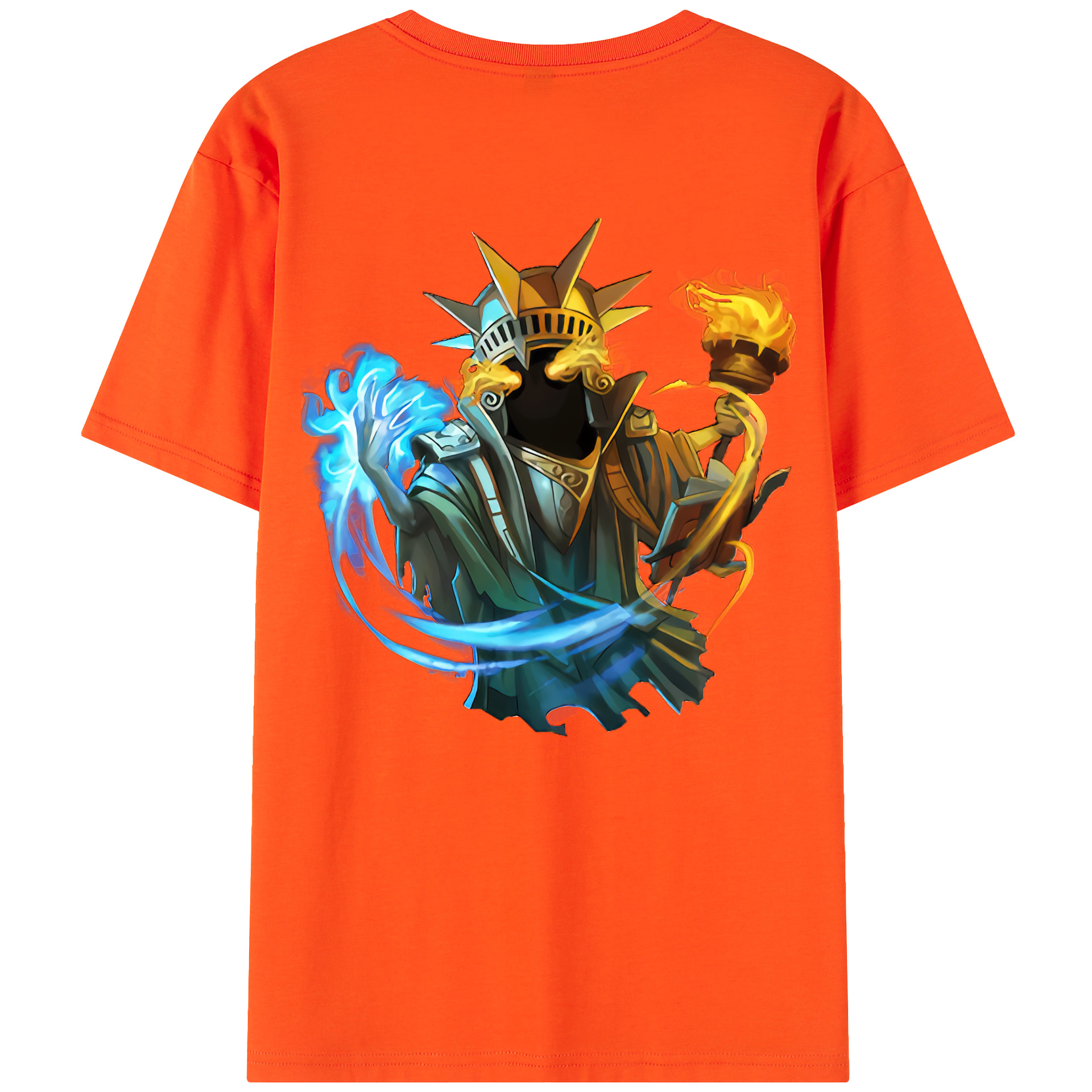 リーグ・オブ・レジェンド League of Legends LOL 綿100％半袖Tシャツ（背面プリント）