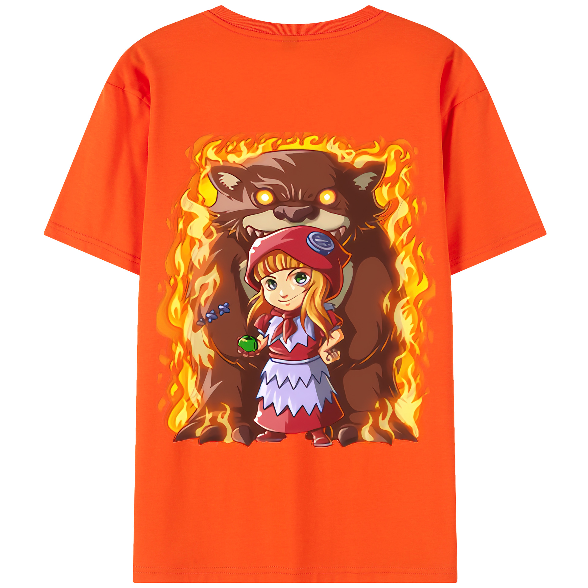 リーグ・オブ・レジェンド League of Legends LOL 綿100％半袖Tシャツ（背面プリント）