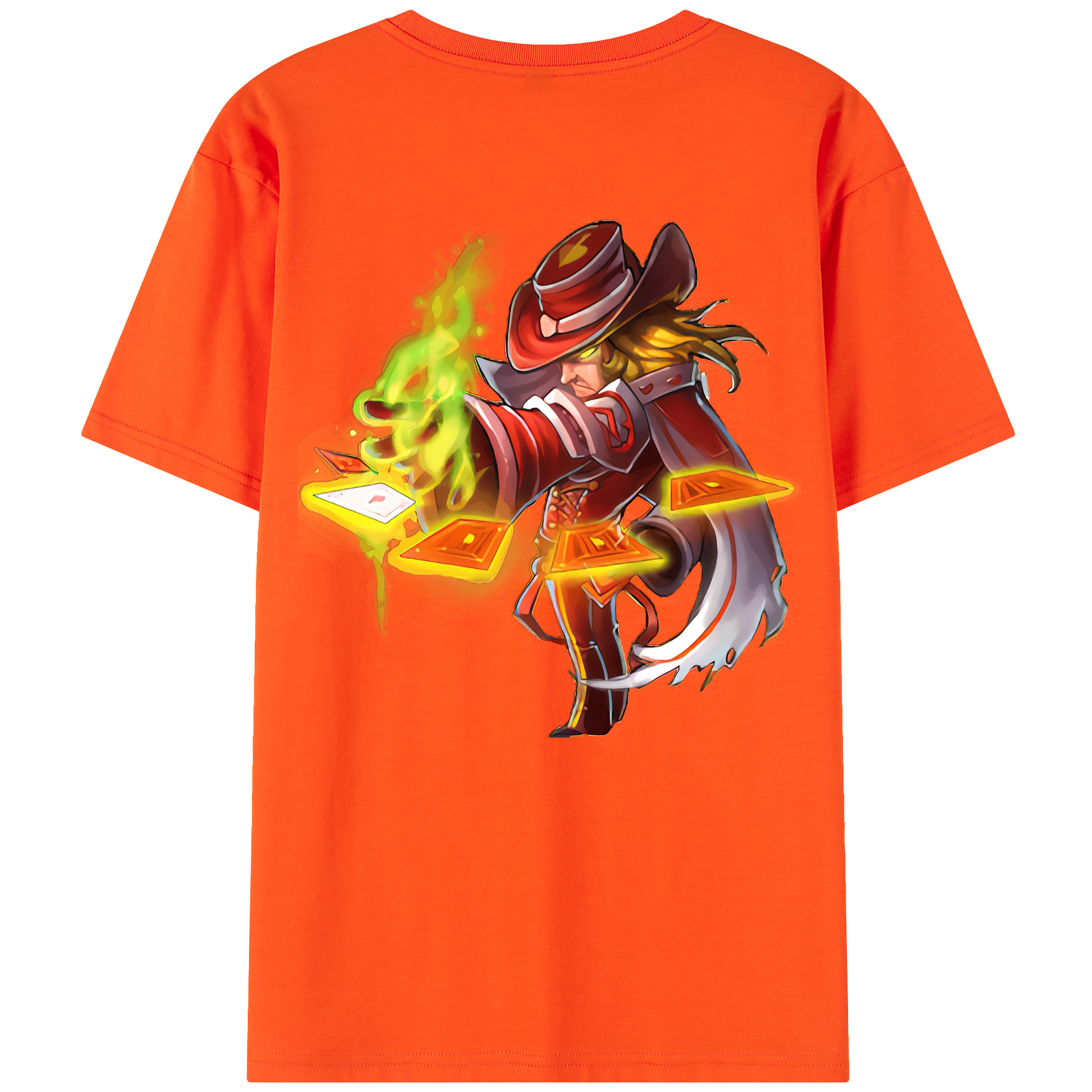 リーグ・オブ・レジェンド League of Legends LOL 綿100％半袖Tシャツ（背面プリント）