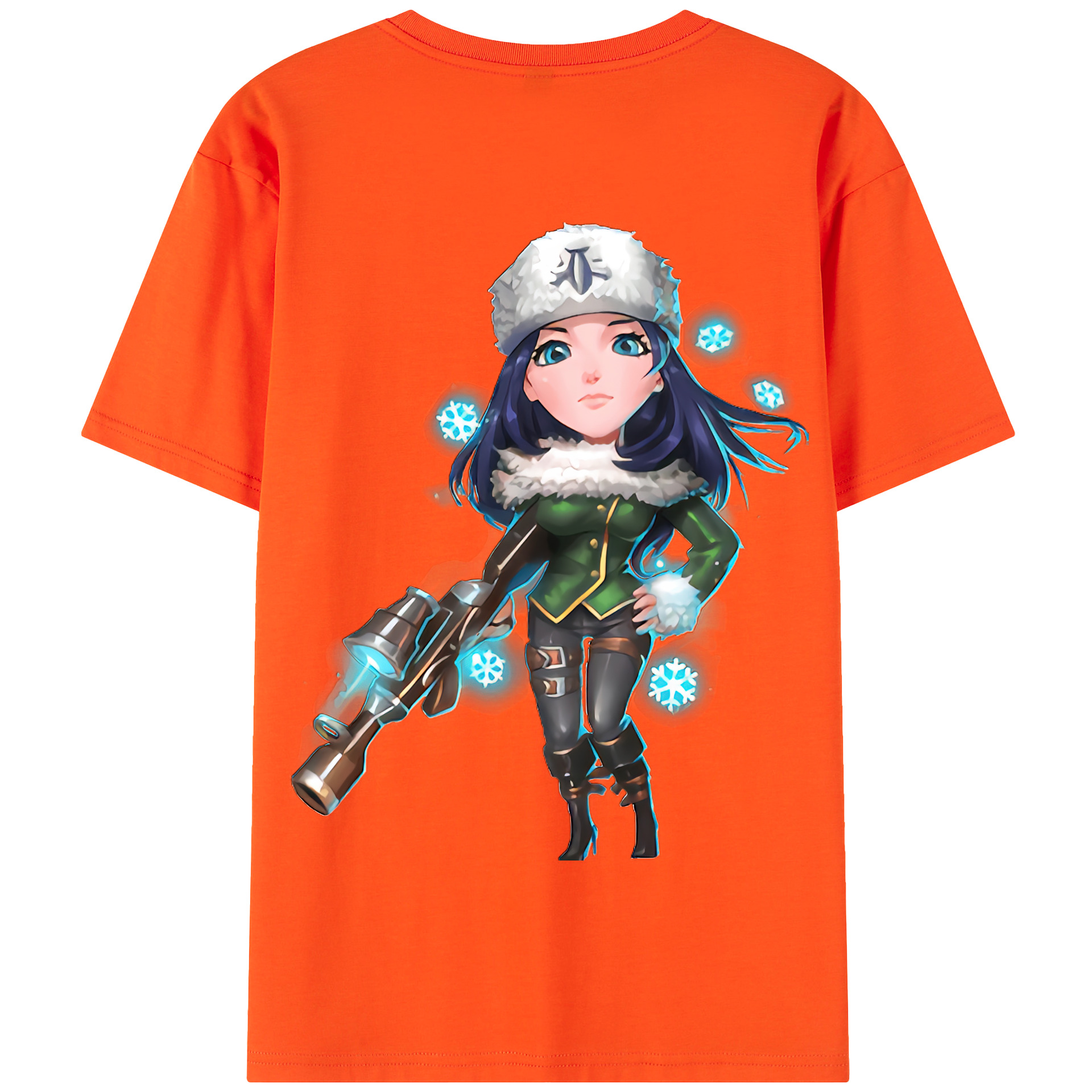 リーグ・オブ・レジェンド League of Legends LOL 綿100％半袖Tシャツ（背面プリント）