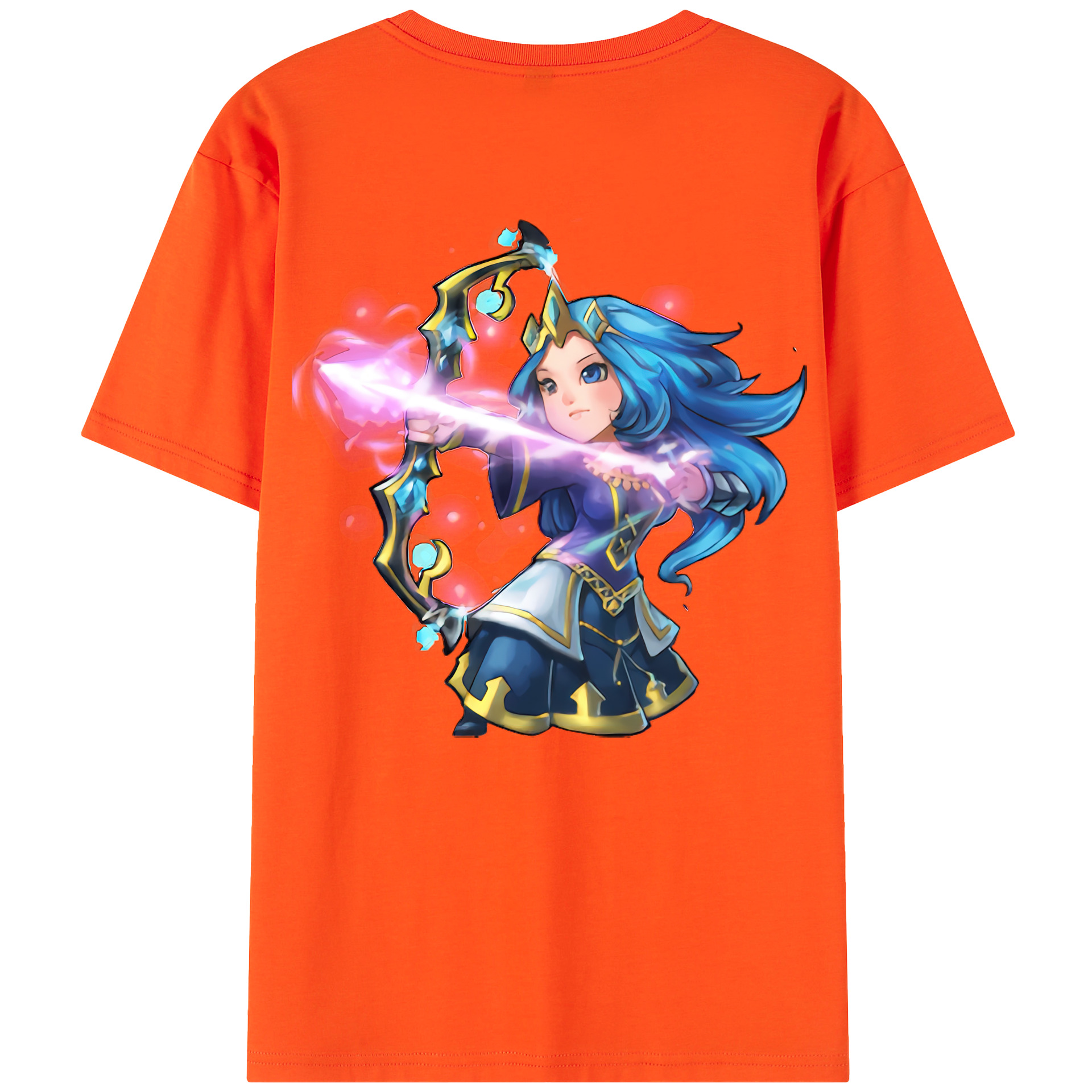 リーグ・オブ・レジェンド League of Legends LOL 綿100％半袖Tシャツ（背面プリント）