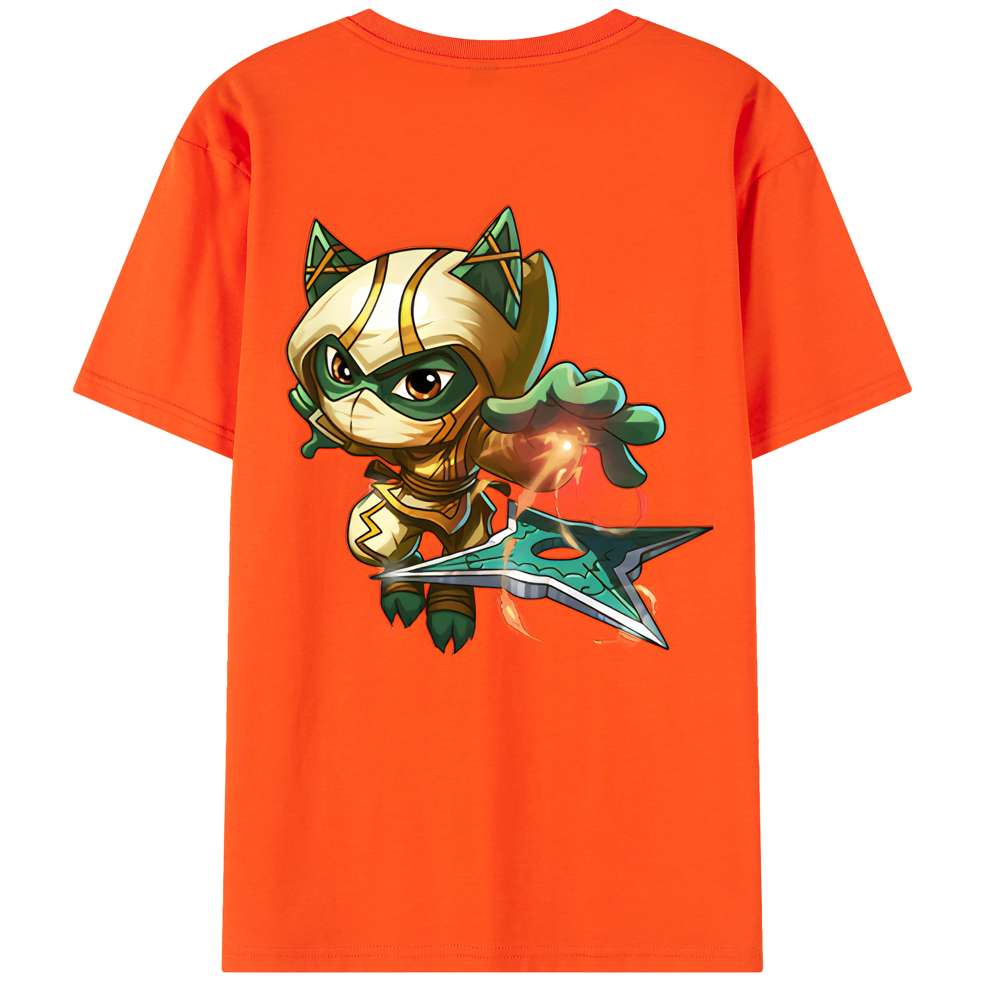 リーグ・オブ・レジェンド League of Legends LOL 綿100％半袖Tシャツ（背面プリント）