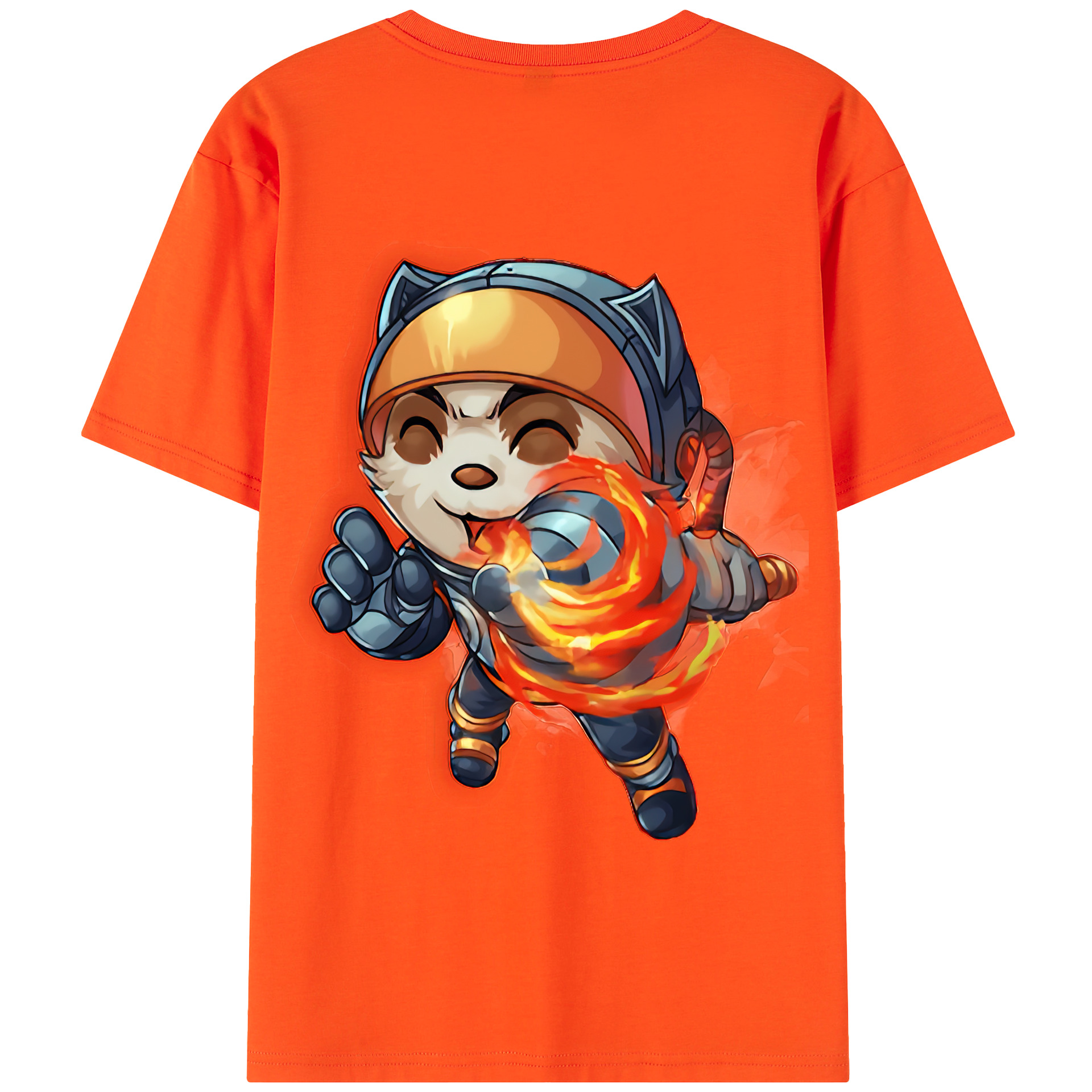 リーグ・オブ・レジェンド League of Legends LOL 綿100％半袖Tシャツ（背面プリント）