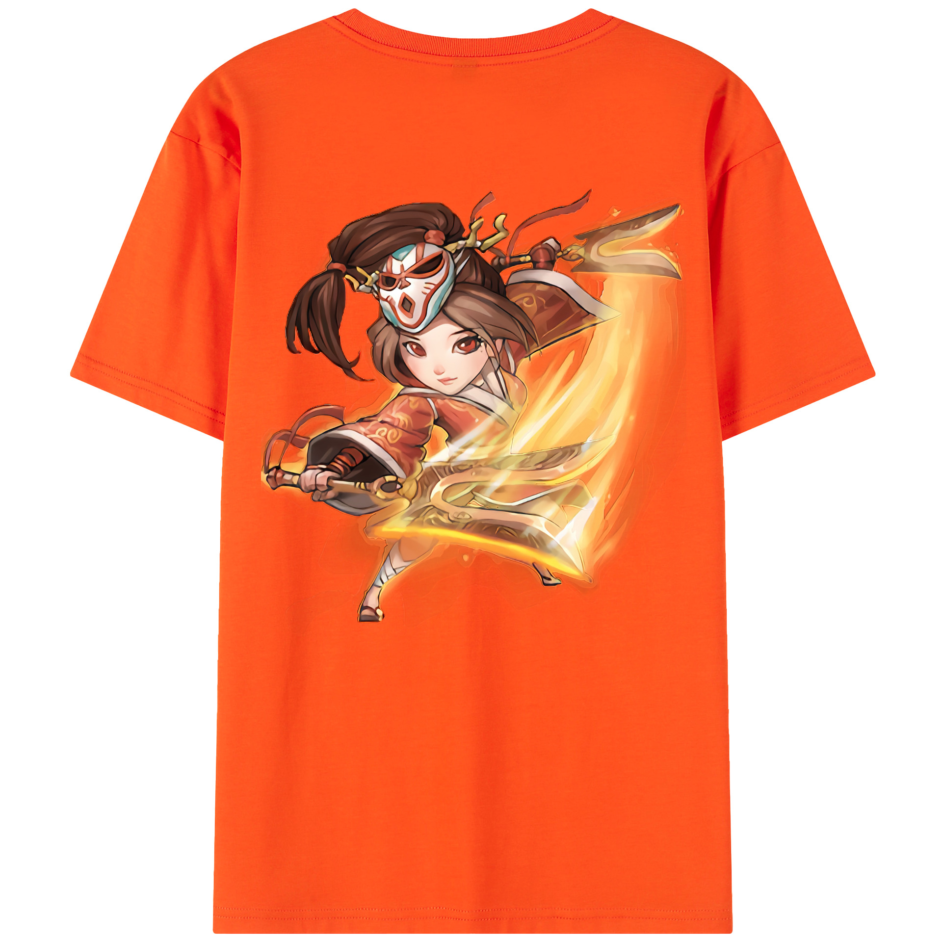 リーグ・オブ・レジェンド League of Legends LOL 綿100％半袖Tシャツ（背面プリント）