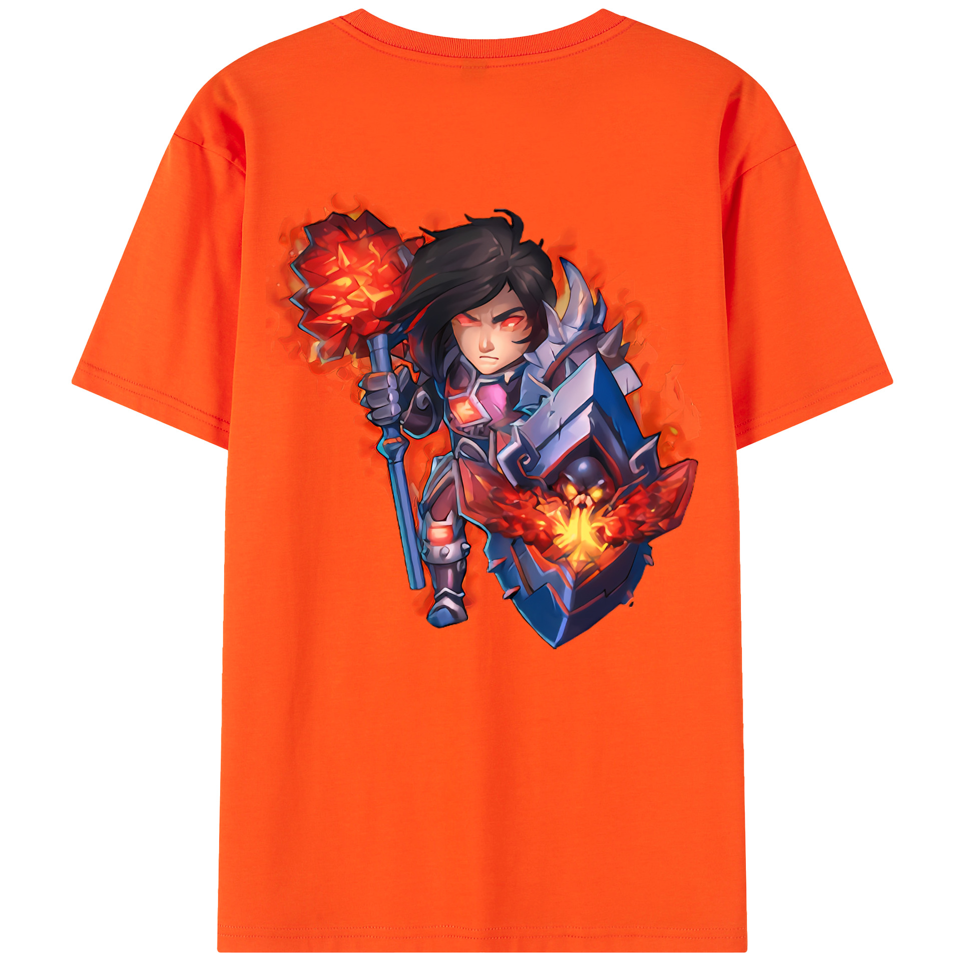 リーグ・オブ・レジェンド League of Legends LOL 綿100％半袖Tシャツ（背面プリント）