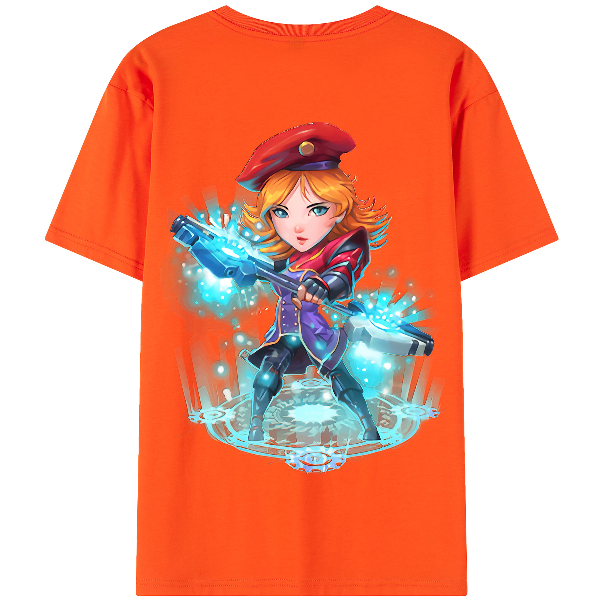 リーグ・オブ・レジェンド League of Legends LOL 綿100％半袖Tシャツ（背面プリント）