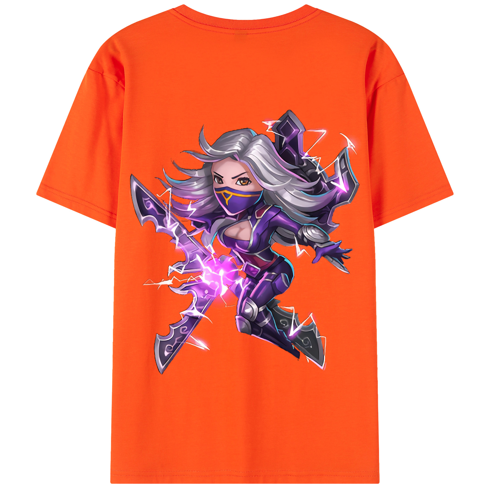 リーグ・オブ・レジェンド League of Legends LOL 綿100％半袖Tシャツ（背面プリント）
