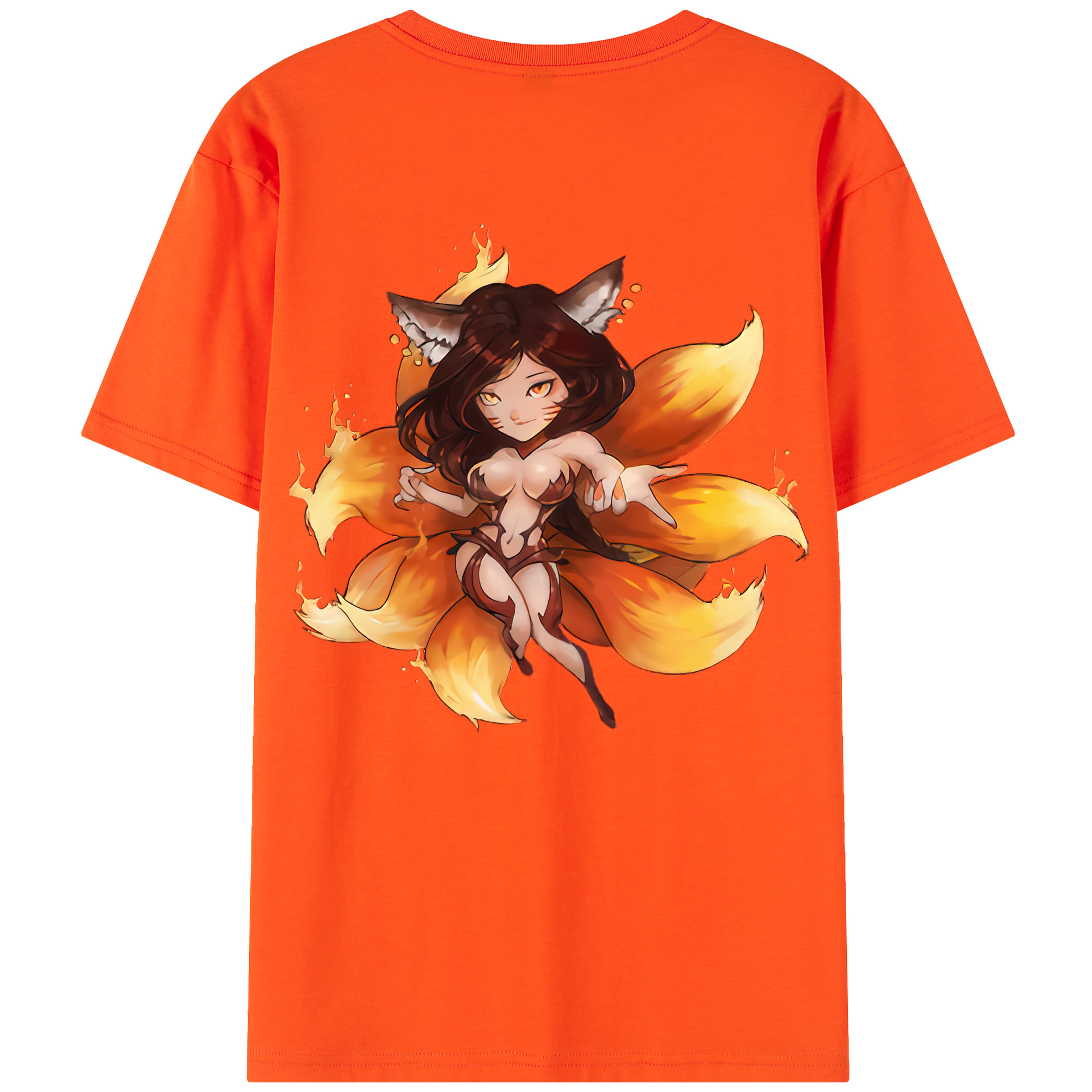 リーグ・オブ・レジェンド League of Legends LOL 綿100％半袖Tシャツ（背面プリント）