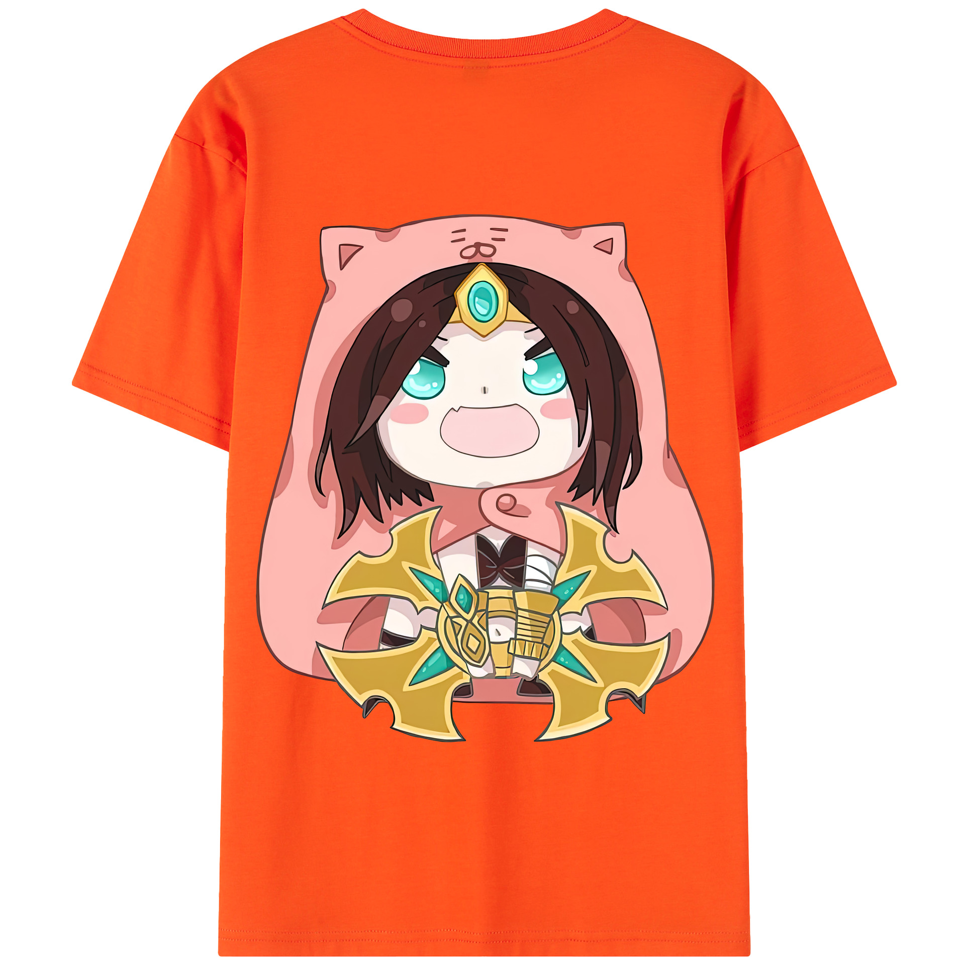 リーグ・オブ・レジェンド League of Legends LOL 綿100％半袖Tシャツ（背面プリント）