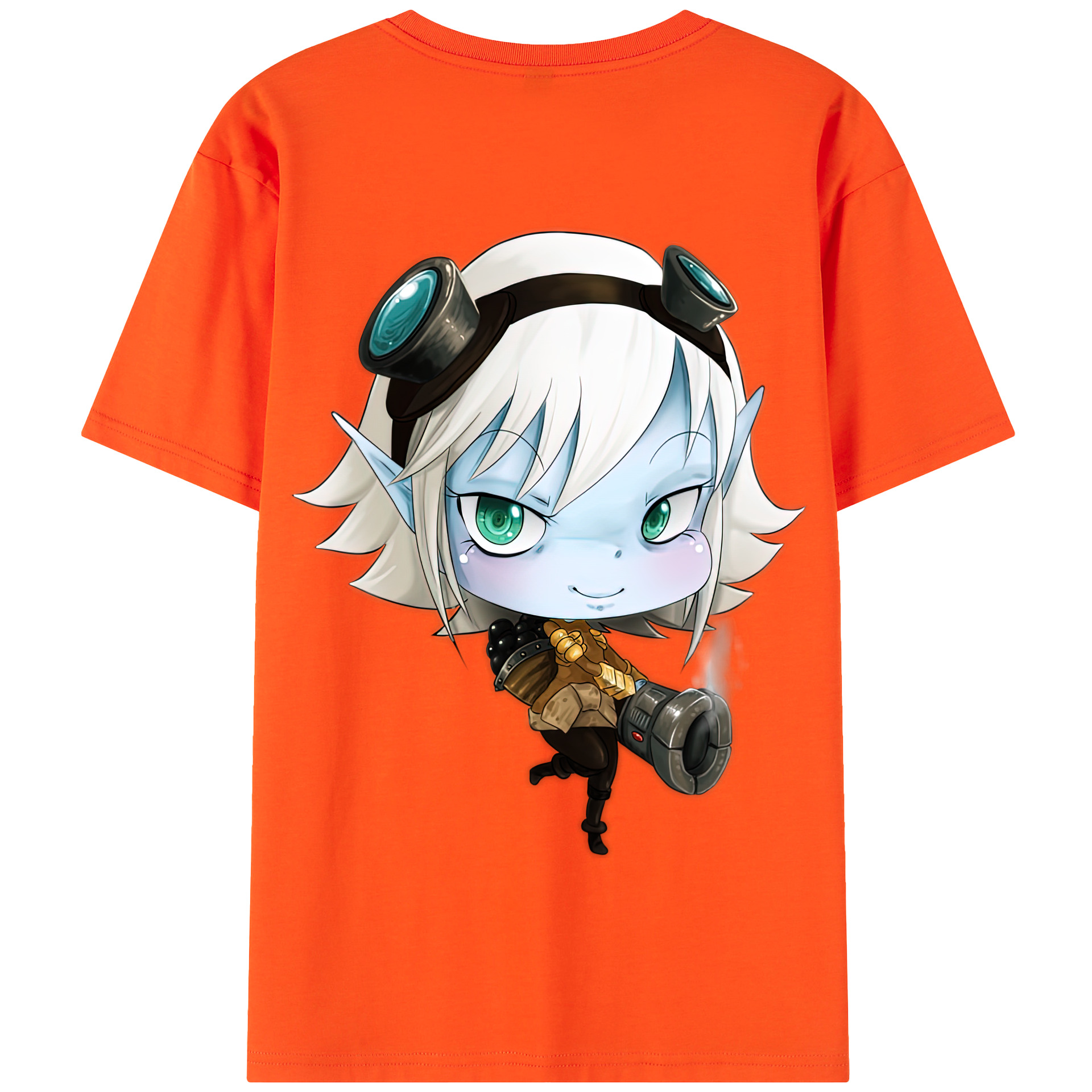 リーグ・オブ・レジェンド League of Legends LOL 綿100％半袖Tシャツ（背面プリント）