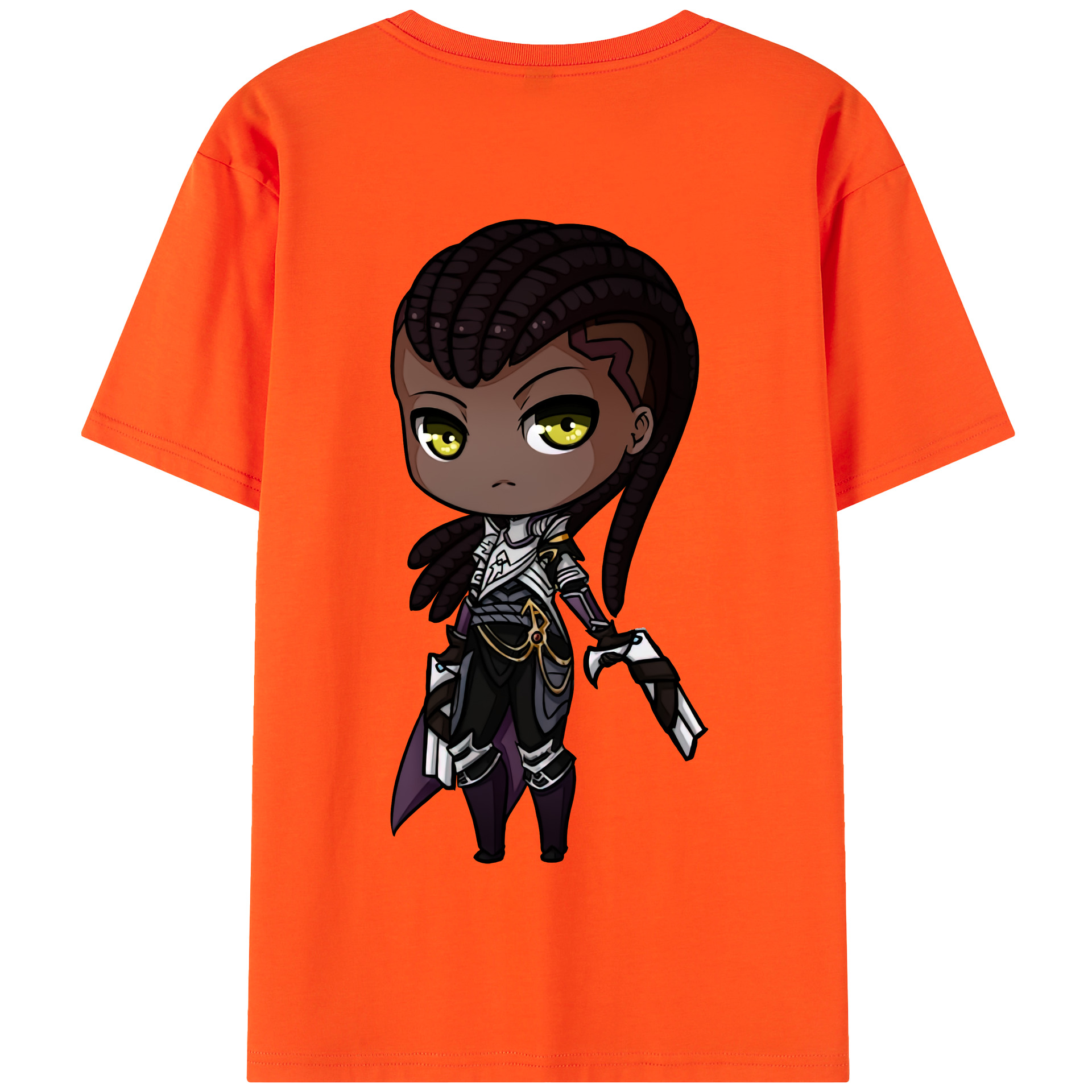 リーグ・オブ・レジェンド League of Legends LOL 綿100％半袖Tシャツ（背面プリント）
