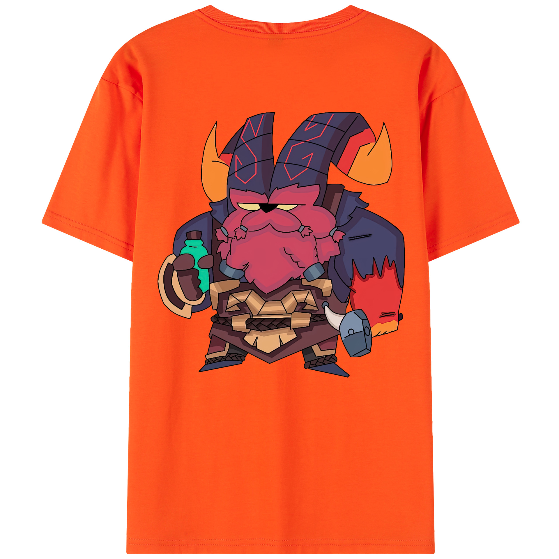 リーグ・オブ・レジェンド League of Legends LOL 綿100％半袖Tシャツ（背面プリント）