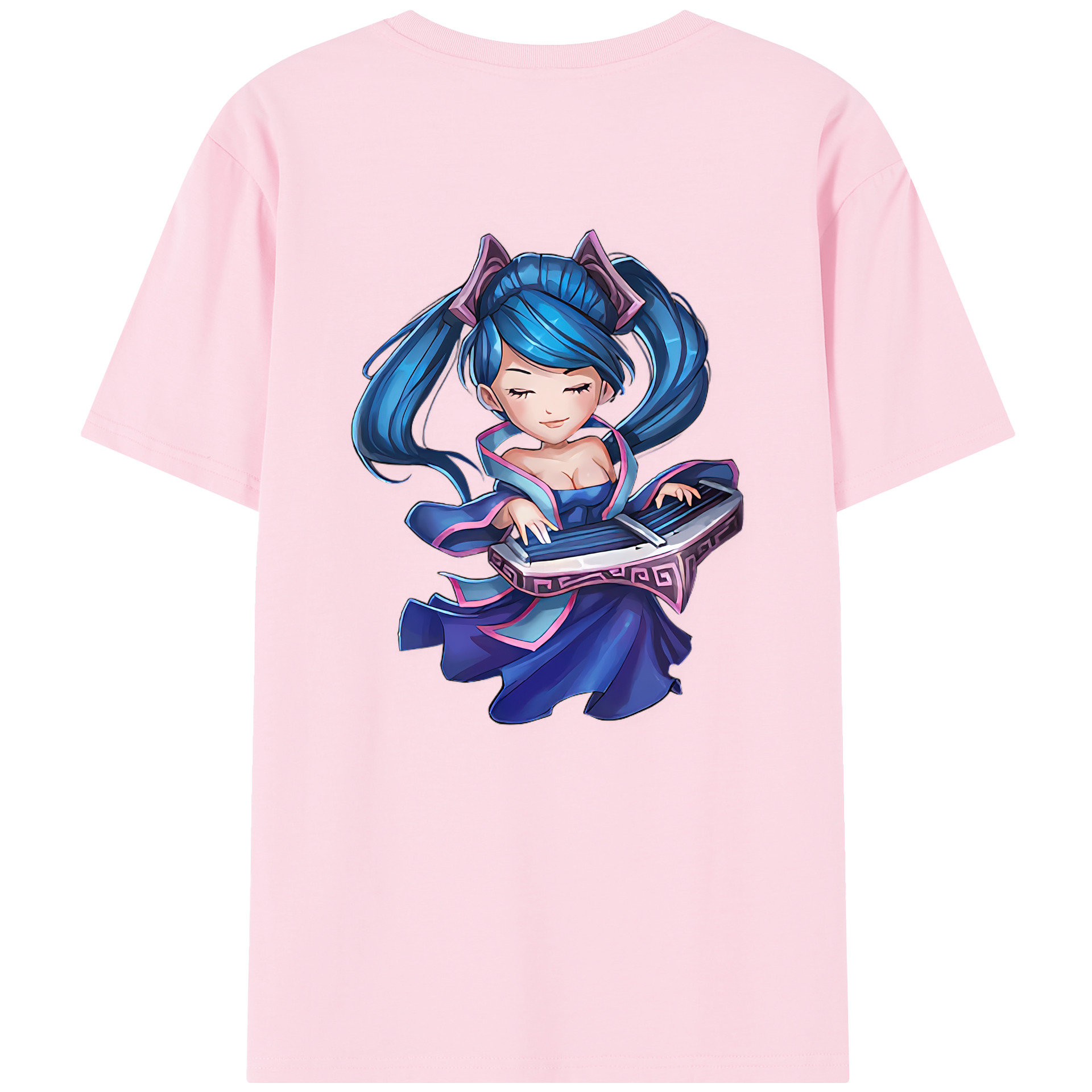 リーグ・オブ・レジェンド League of Legends LOL 綿100％半袖Tシャツ（背面プリント）