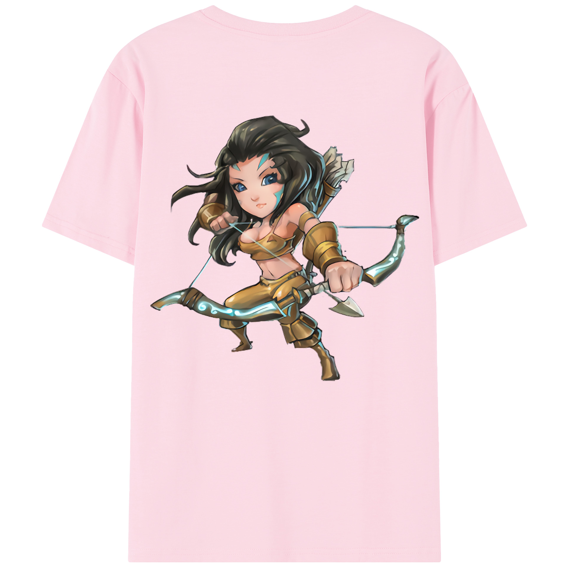 リーグ・オブ・レジェンド League of Legends LOL 綿100％半袖Tシャツ（背面プリント）