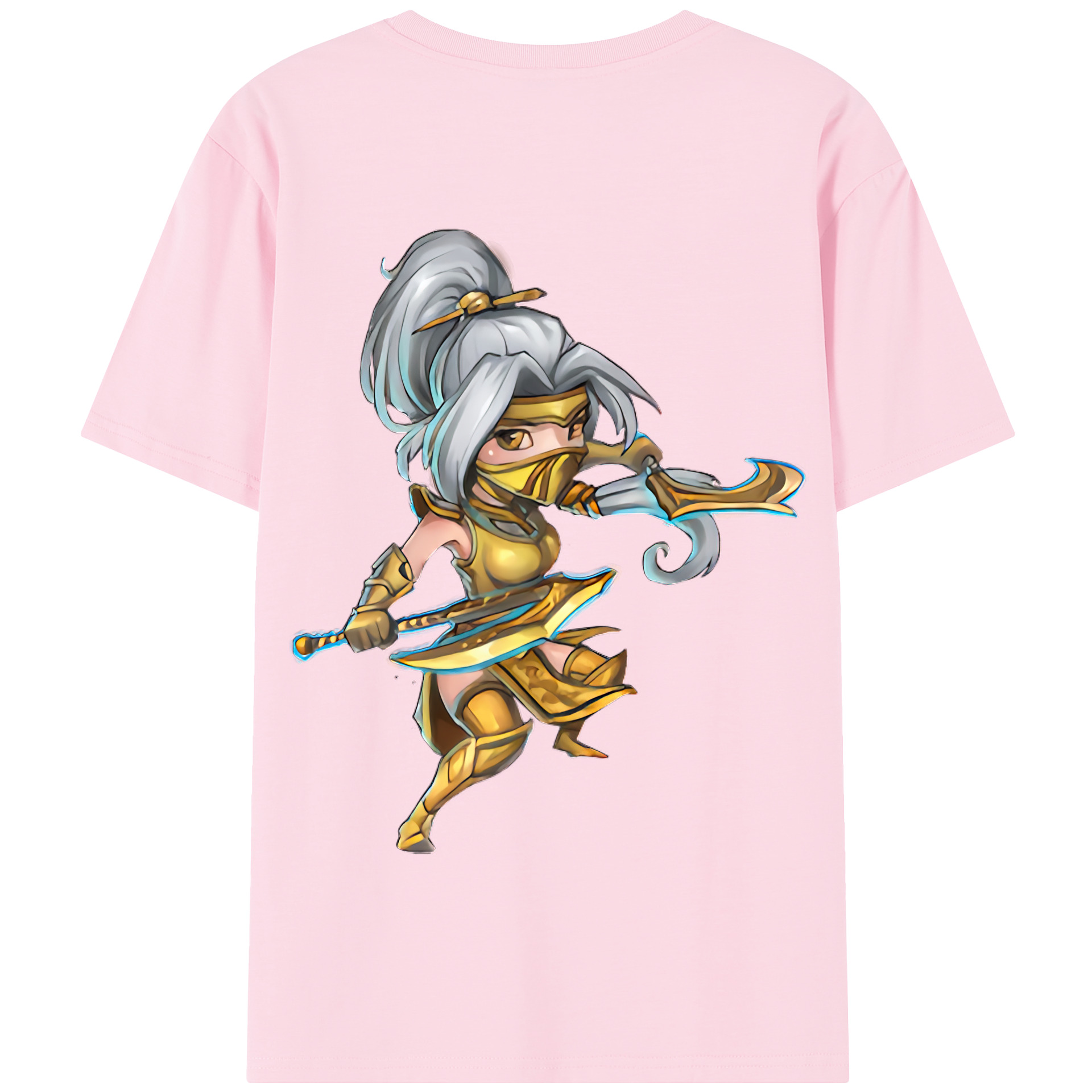 リーグ・オブ・レジェンド League of Legends LOL 綿100％半袖Tシャツ（背面プリント）