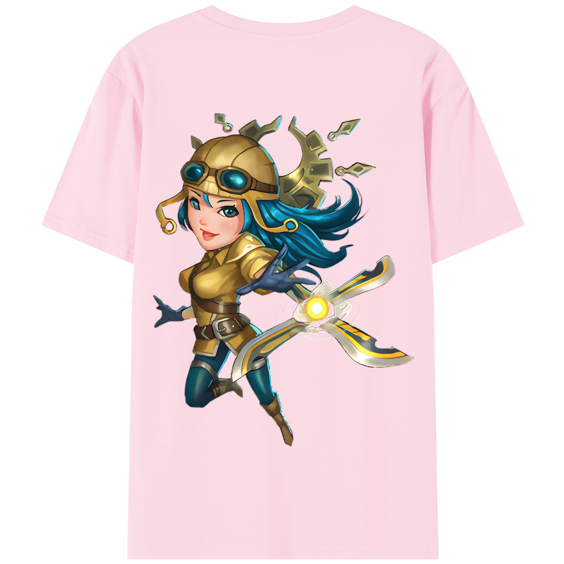 リーグ・オブ・レジェンド League of Legends LOL 綿100％半袖Tシャツ（背面プリント）