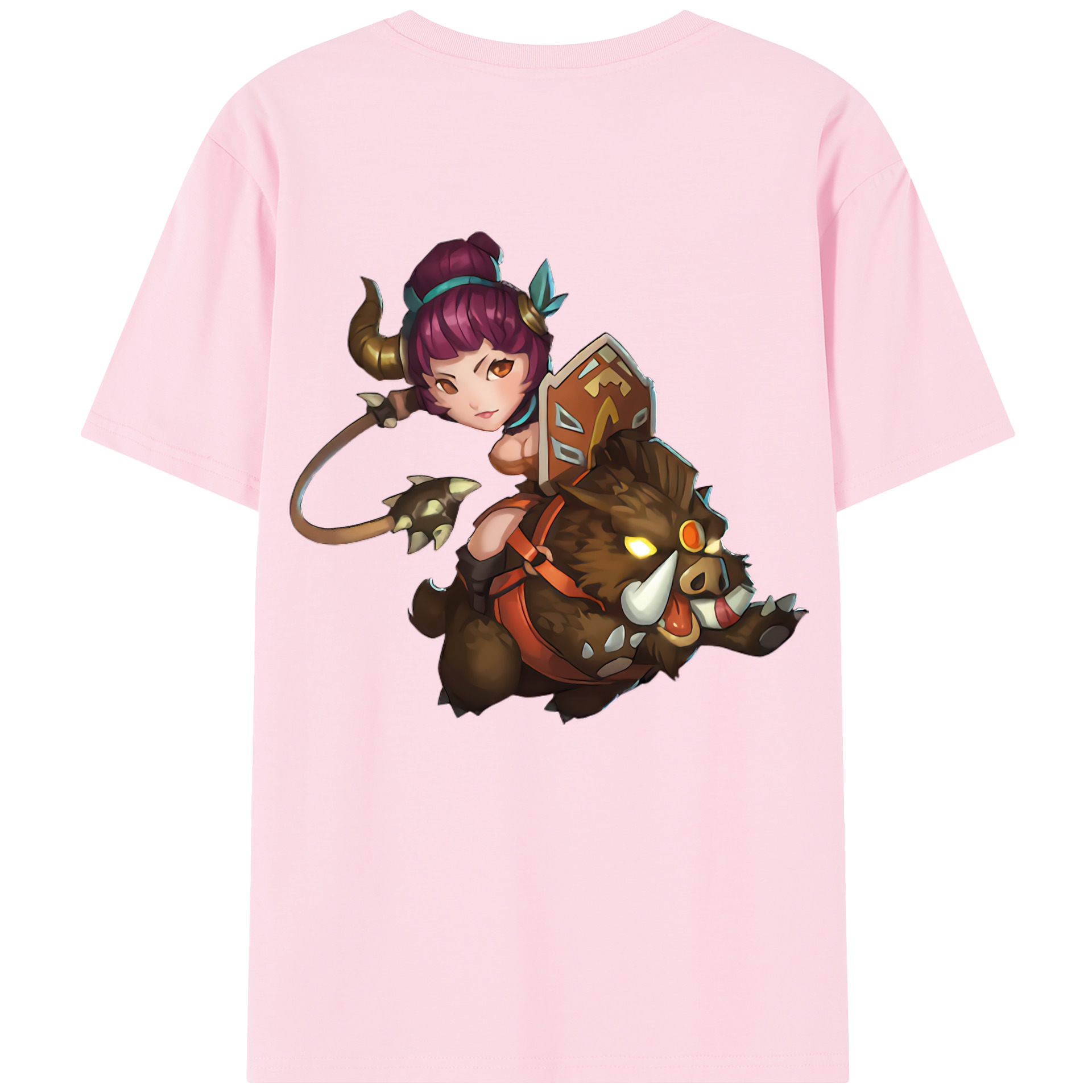 リーグ・オブ・レジェンド League of Legends LOL 綿100％半袖Tシャツ（背面プリント）