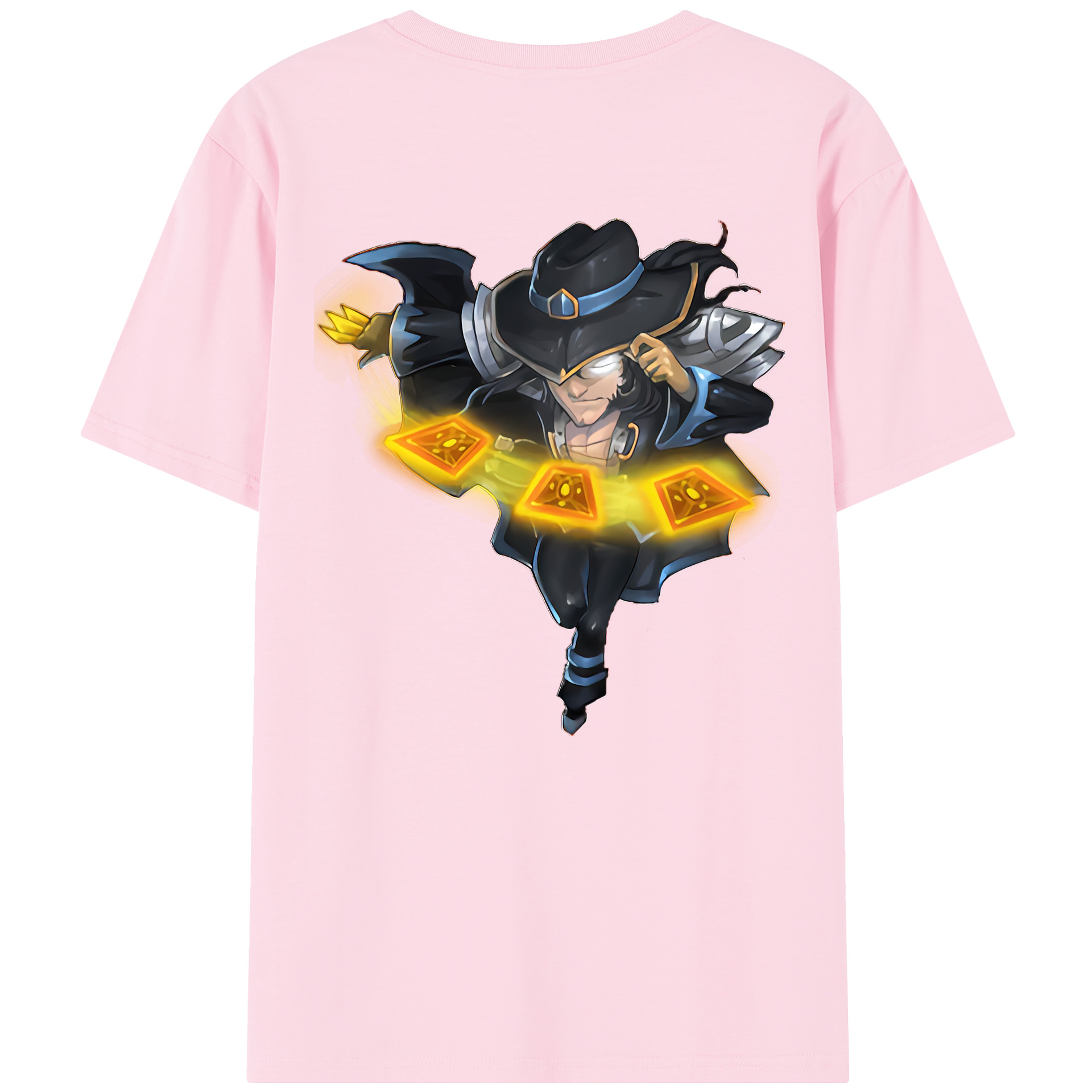 リーグ・オブ・レジェンド League of Legends LOL 綿100％半袖Tシャツ（背面プリント）