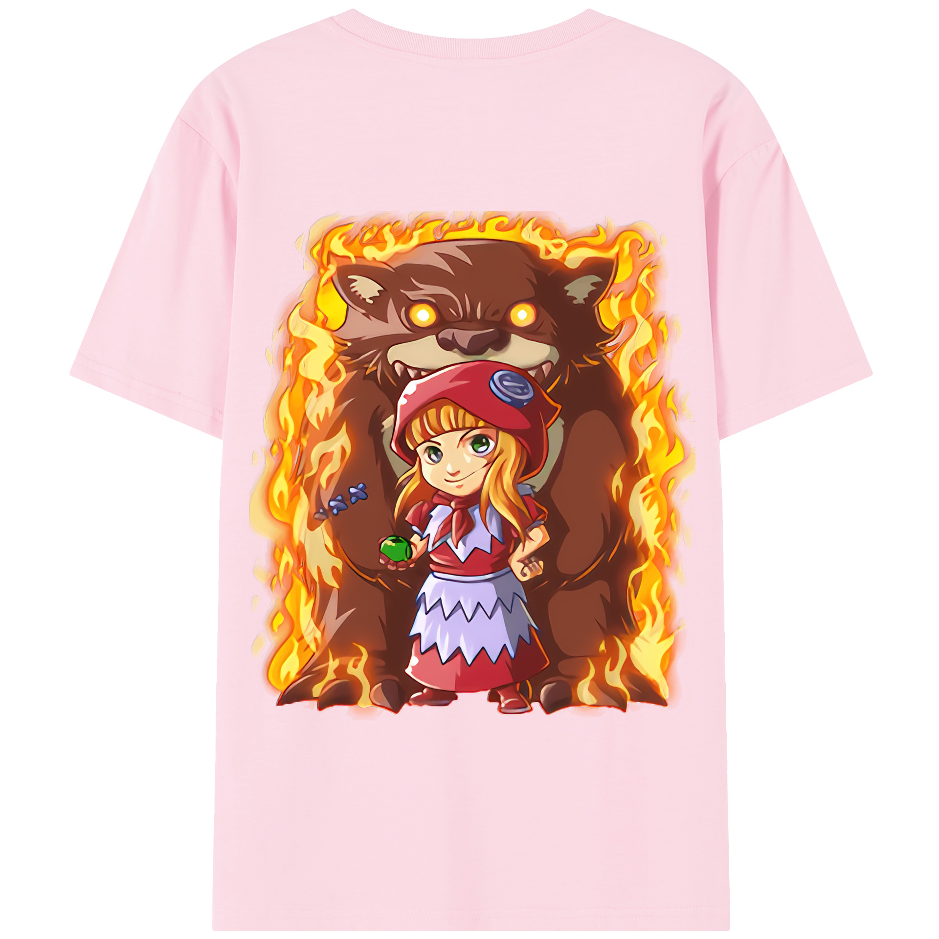 リーグ・オブ・レジェンド League of Legends LOL 綿100％半袖Tシャツ（背面プリント）