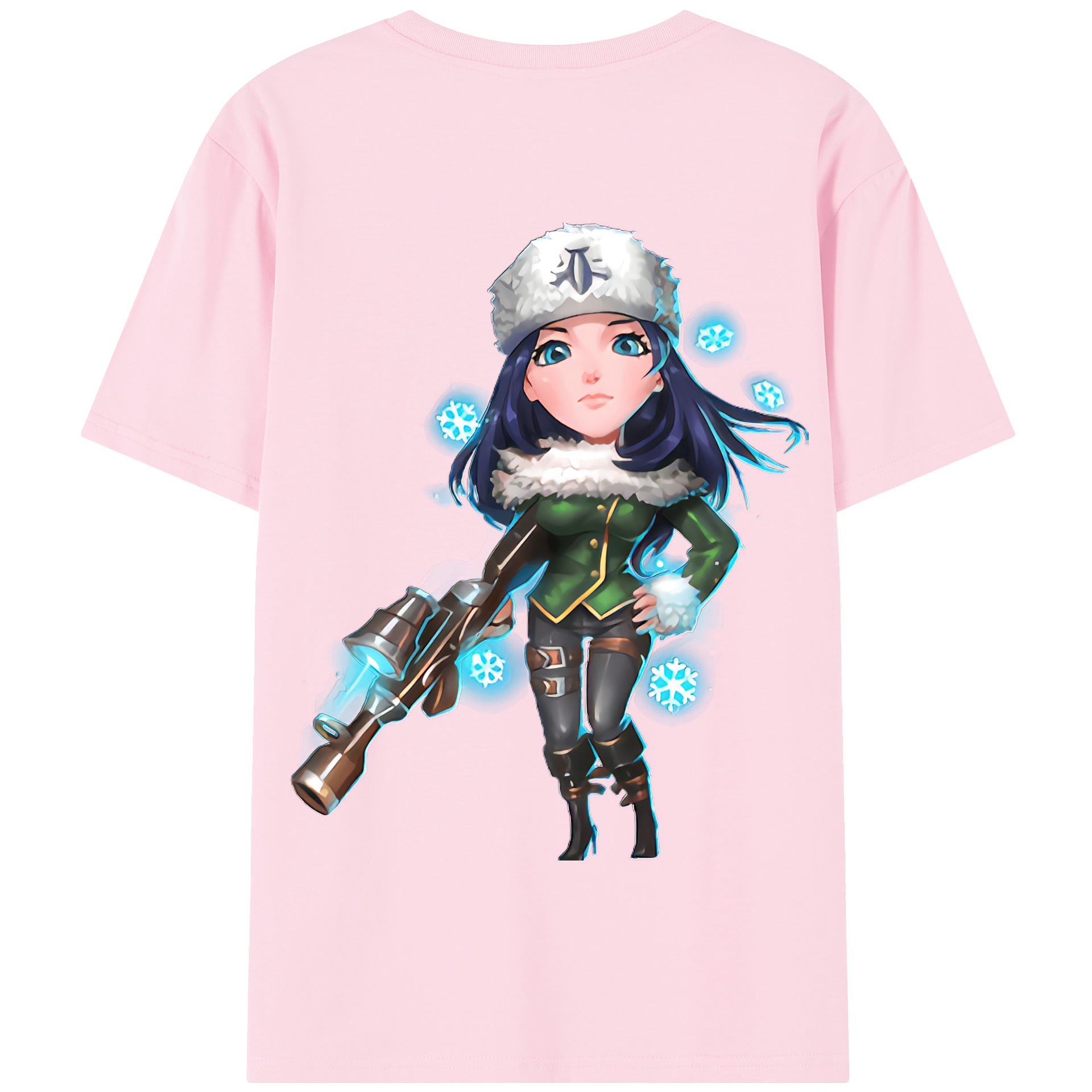 リーグ・オブ・レジェンド League of Legends LOL 綿100％半袖Tシャツ（背面プリント）