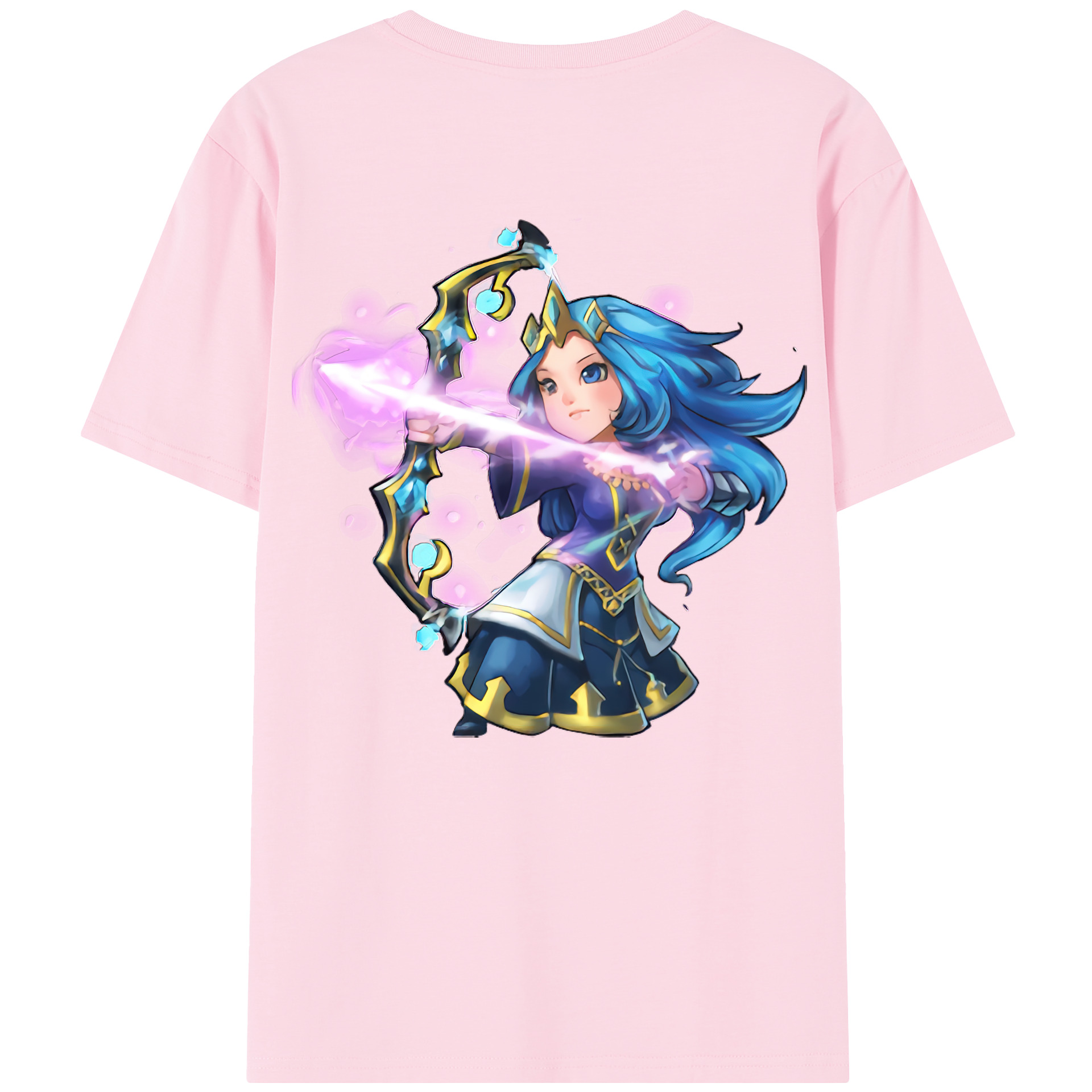 リーグ・オブ・レジェンド League of Legends LOL 綿100％半袖Tシャツ（背面プリント）