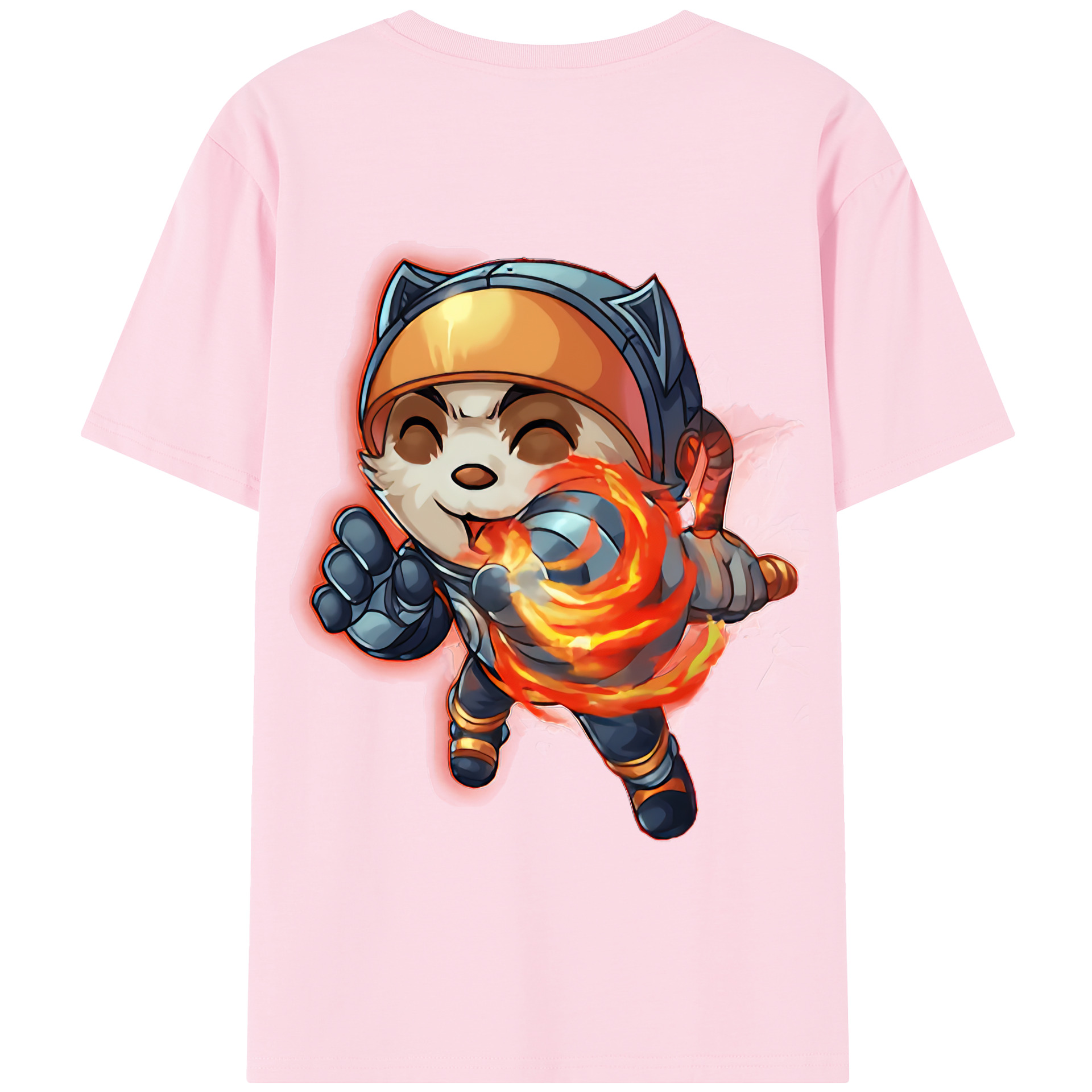リーグ・オブ・レジェンド League of Legends LOL 綿100％半袖Tシャツ（背面プリント）