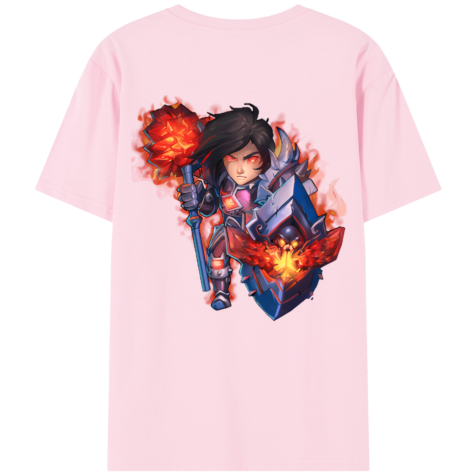 リーグ・オブ・レジェンド League of Legends LOL 綿100％半袖Tシャツ（背面プリント）