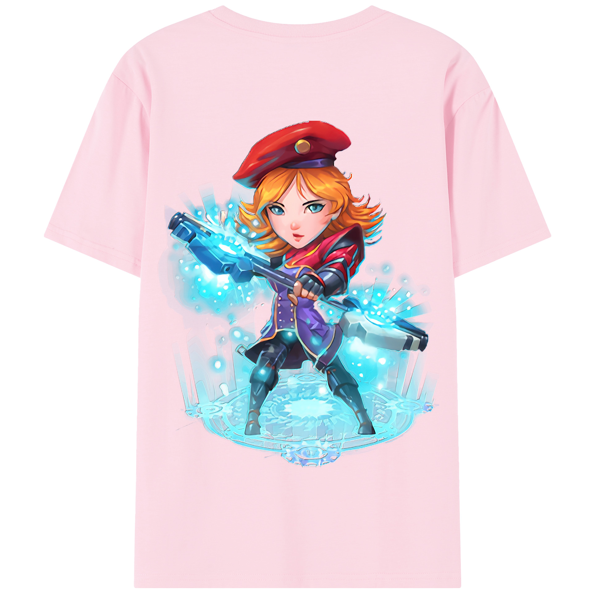 リーグ・オブ・レジェンド League of Legends LOL 綿100％半袖Tシャツ（背面プリント）