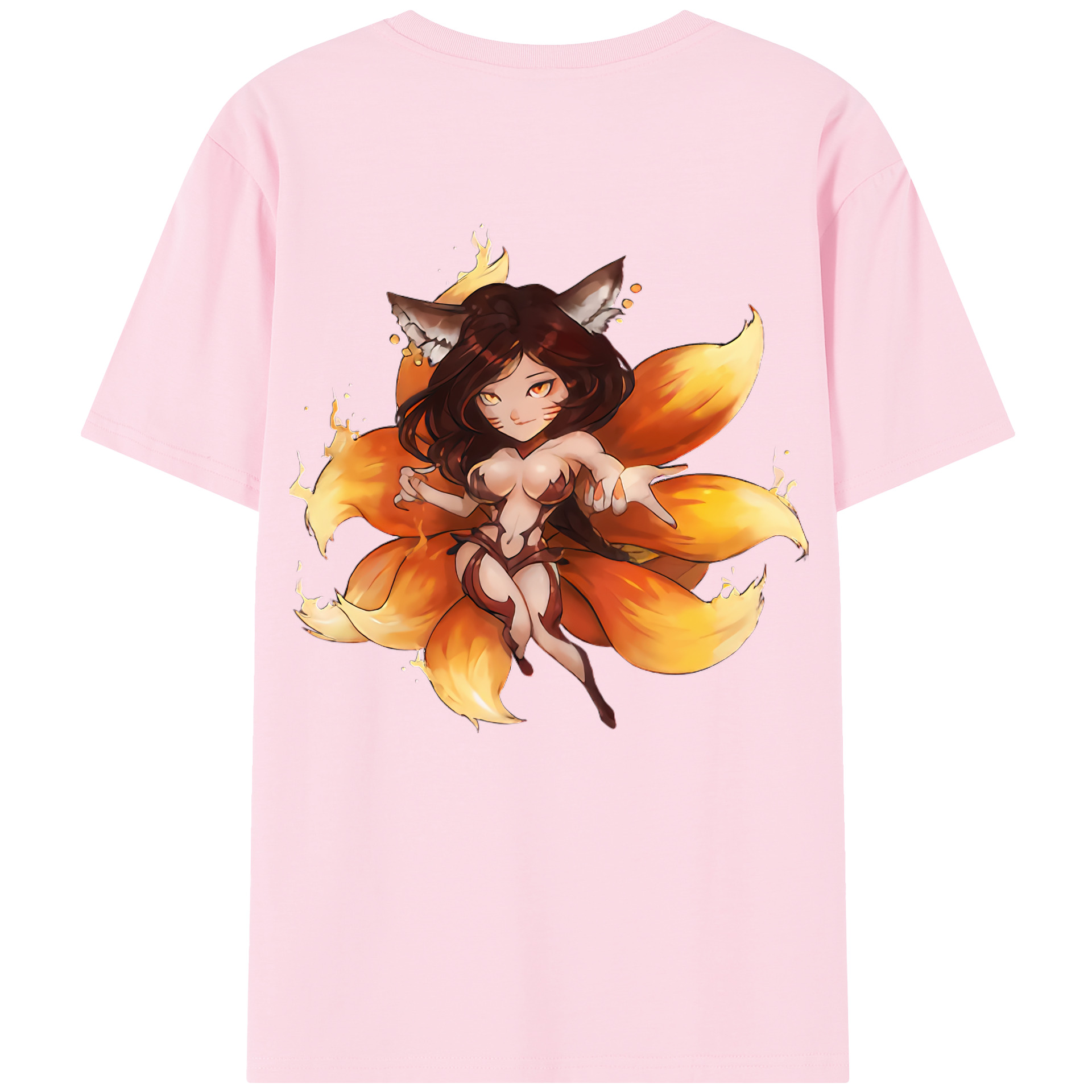 リーグ・オブ・レジェンド League of Legends LOL 綿100％半袖Tシャツ（背面プリント）