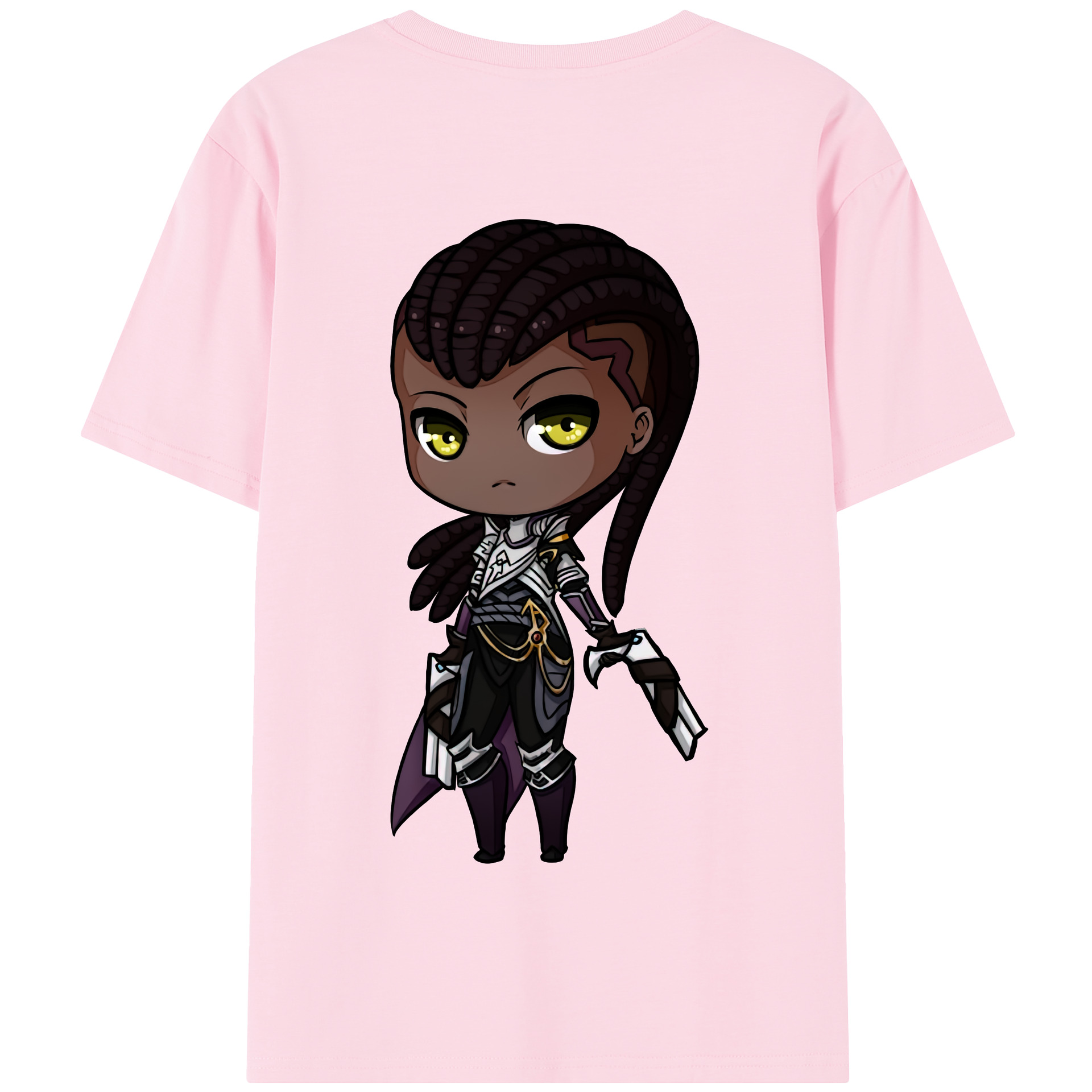 リーグ・オブ・レジェンド League of Legends LOL 綿100％半袖Tシャツ（背面プリント）