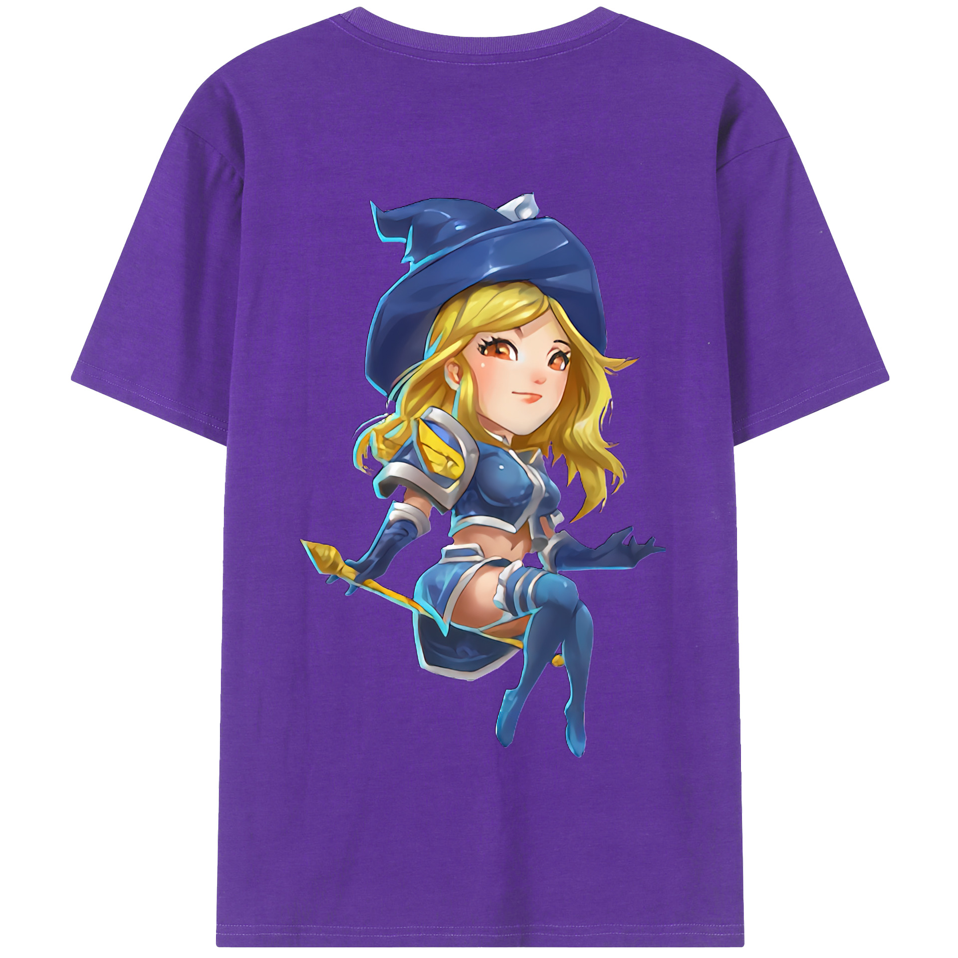 リーグ・オブ・レジェンド League of Legends LOL 綿100％半袖Tシャツ（背面プリント）