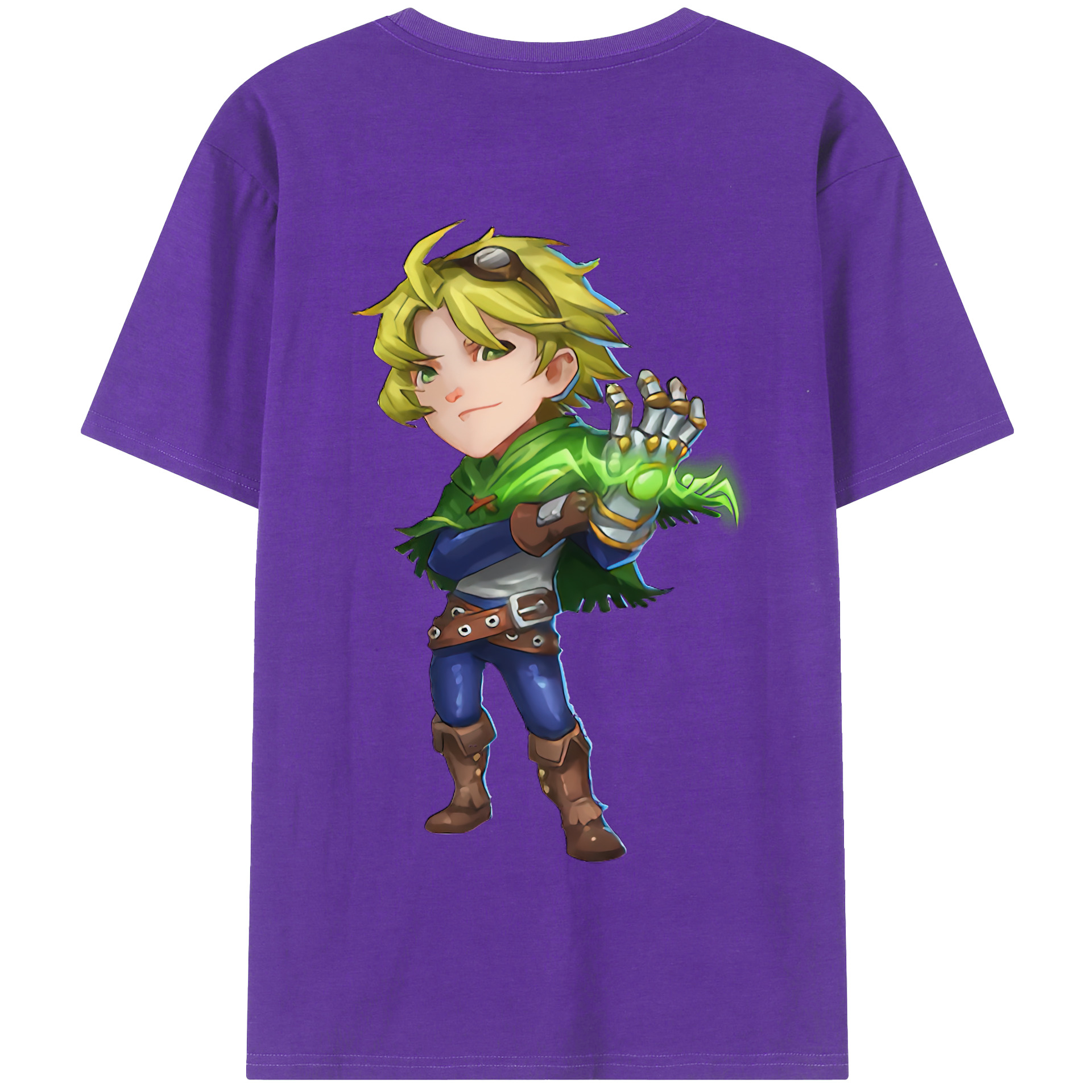 リーグ・オブ・レジェンド League of Legends LOL 綿100％半袖Tシャツ（背面プリント）
