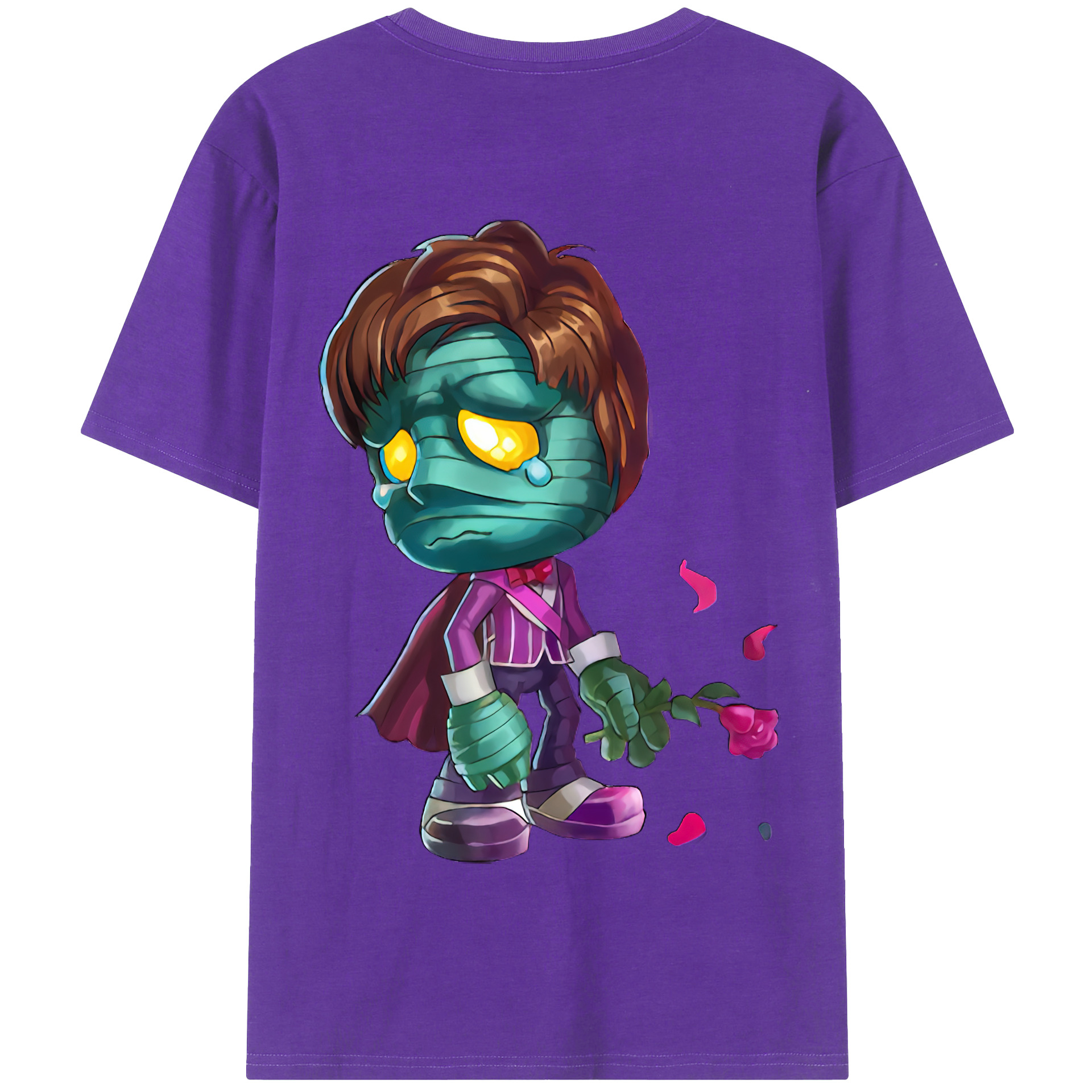リーグ・オブ・レジェンド League of Legends LOL 綿100％半袖Tシャツ（背面プリント）