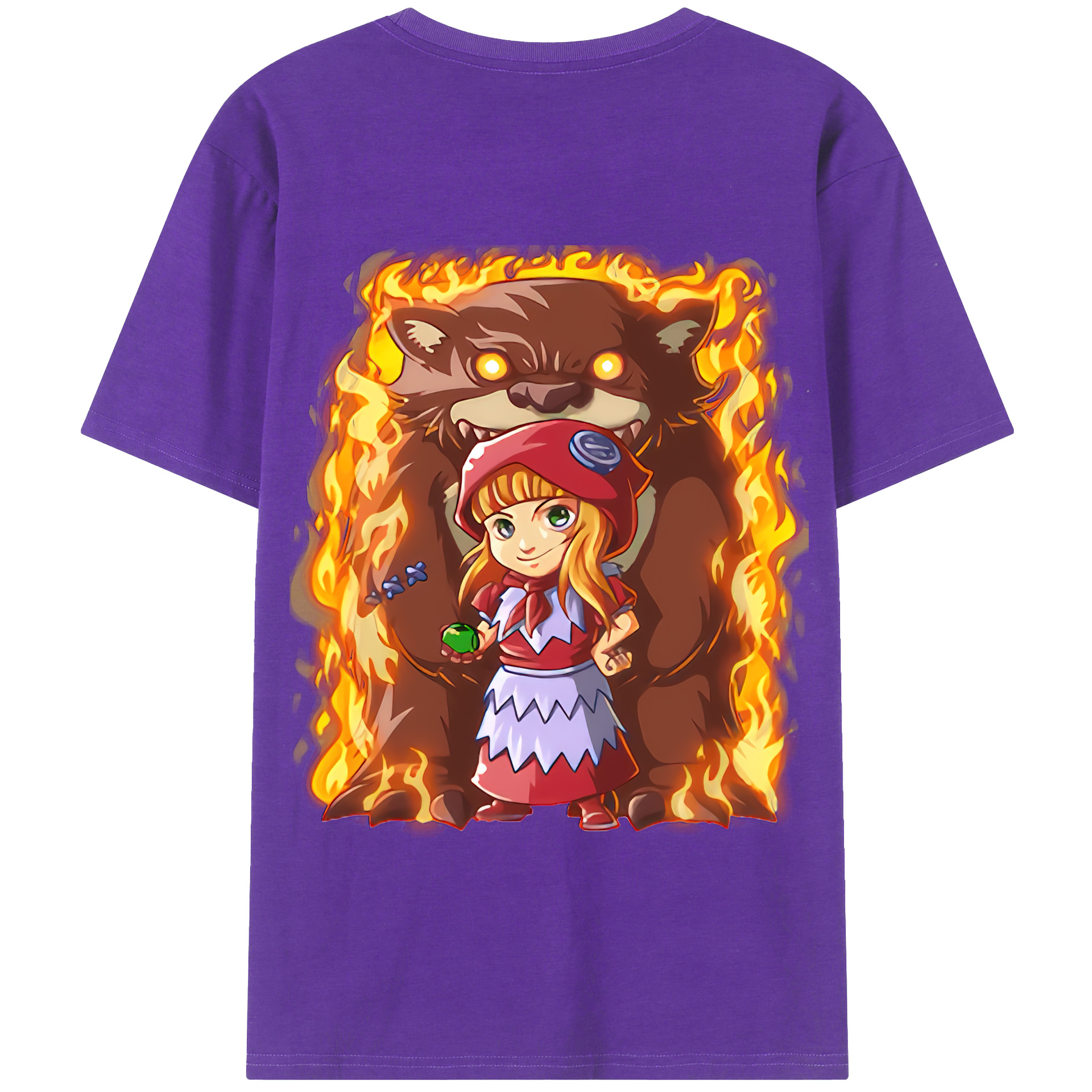 リーグ・オブ・レジェンド League of Legends LOL 綿100％半袖Tシャツ（背面プリント）
