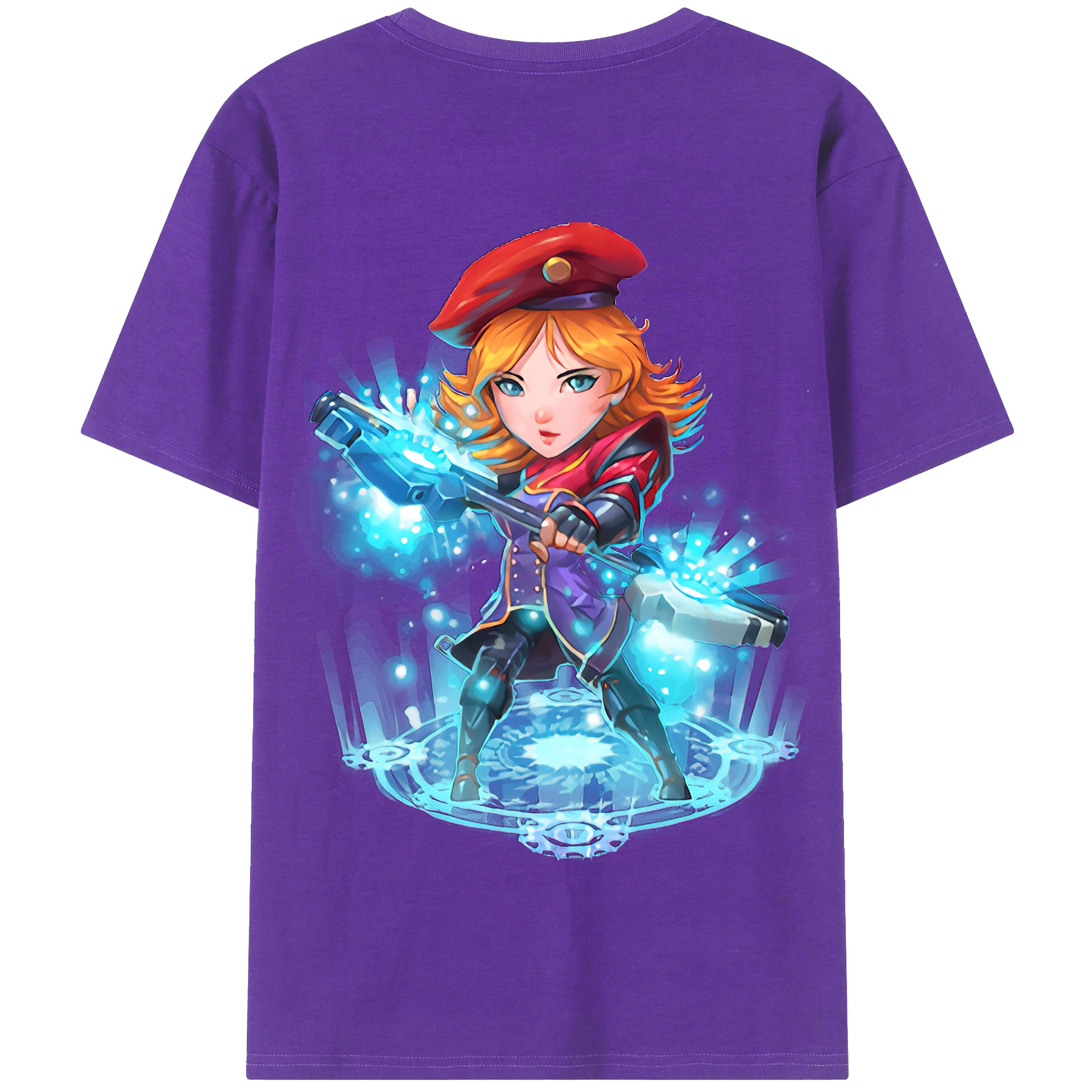 リーグ・オブ・レジェンド League of Legends LOL 綿100％半袖Tシャツ（背面プリント）