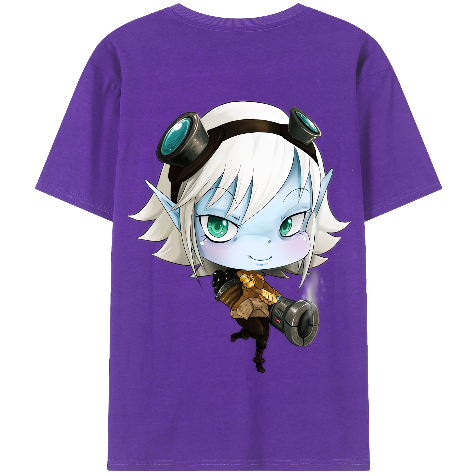 リーグ・オブ・レジェンド League of Legends LOL 綿100％半袖Tシャツ（背面プリント）