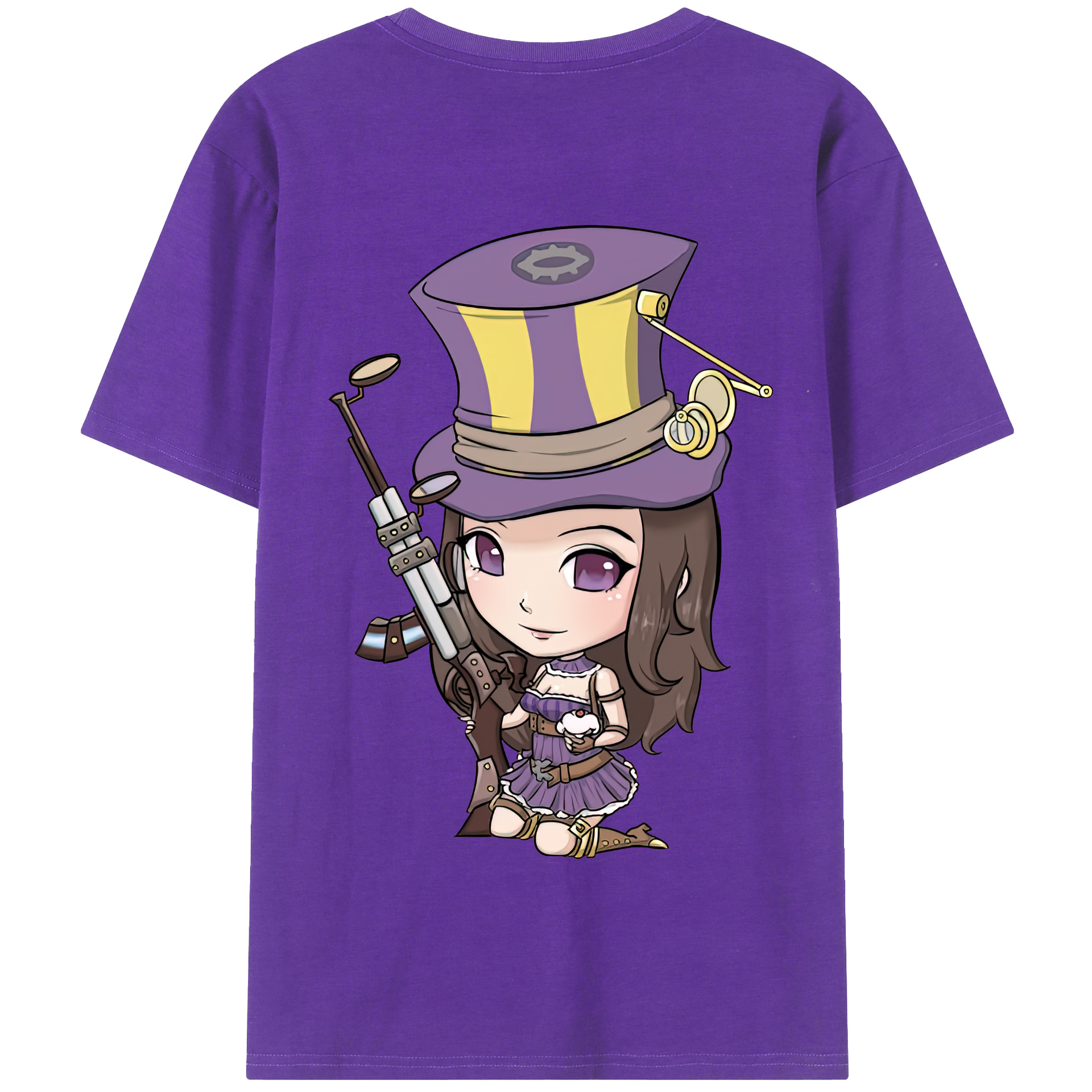 リーグ・オブ・レジェンド League of Legends LOL 綿100％半袖Tシャツ（背面プリント）