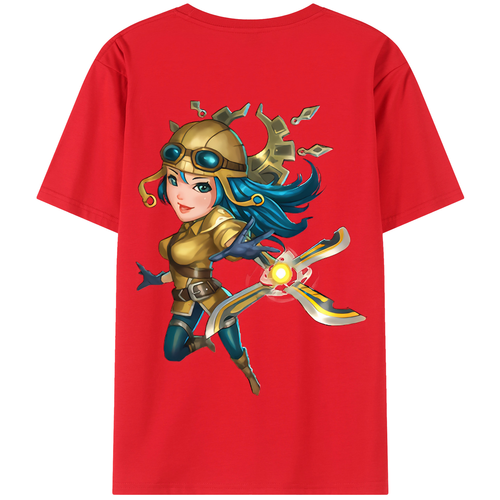 リーグ・オブ・レジェンド League of Legends LOL 綿100％半袖Tシャツ（背面プリント）