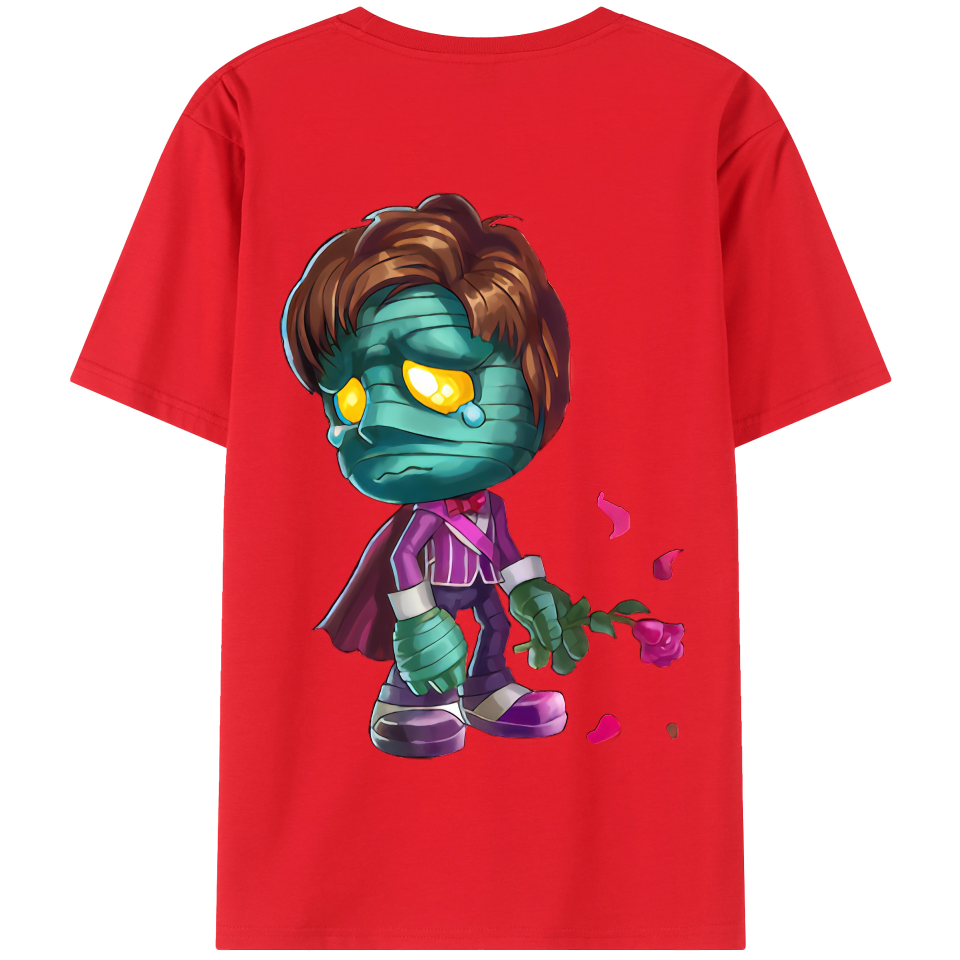 リーグ・オブ・レジェンド League of Legends LOL 綿100％半袖Tシャツ（背面プリント）