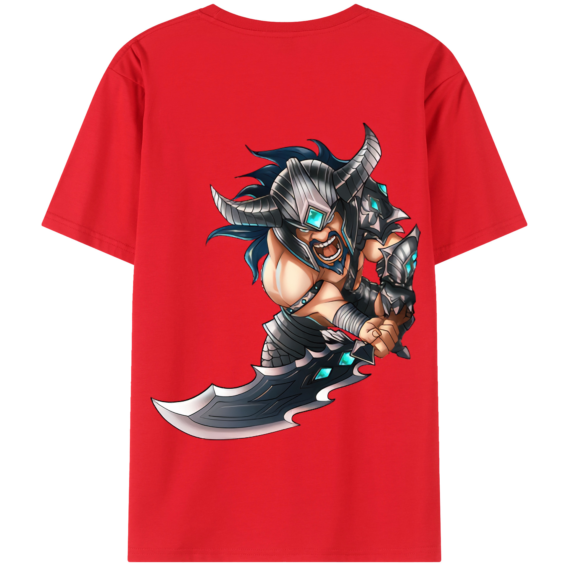 リーグ・オブ・レジェンド League of Legends LOL 綿100％半袖Tシャツ（背面プリント）