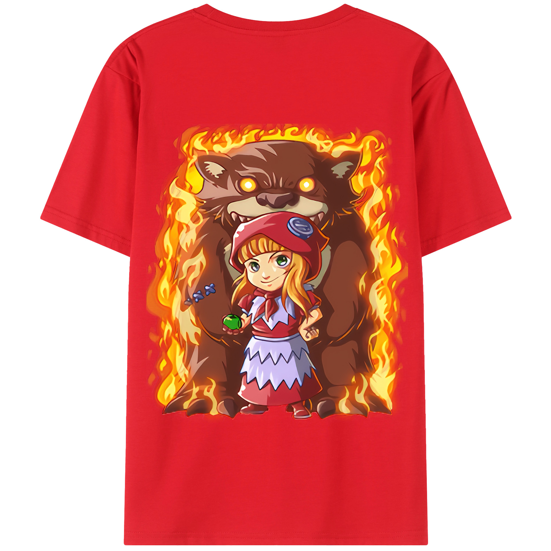リーグ・オブ・レジェンド League of Legends LOL 綿100％半袖Tシャツ（背面プリント）