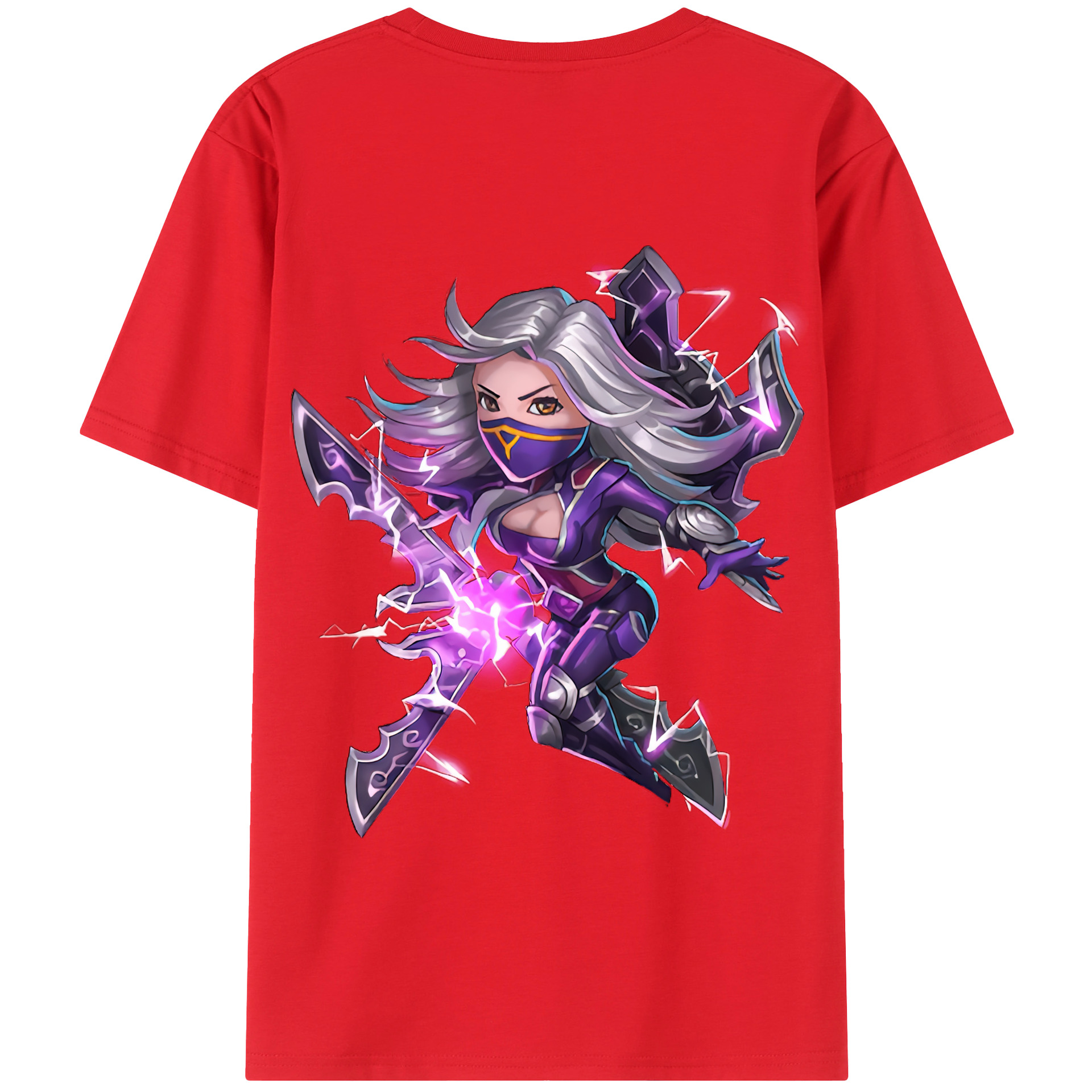 リーグ・オブ・レジェンド League of Legends LOL 綿100％半袖Tシャツ（背面プリント）