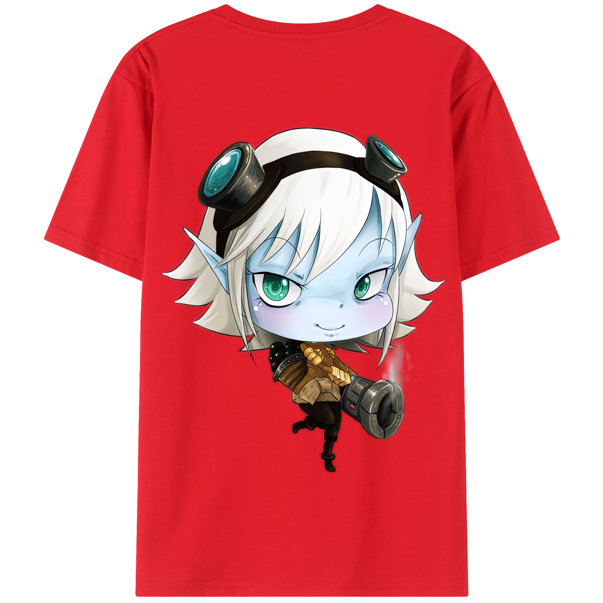 リーグ・オブ・レジェンド League of Legends LOL 綿100％半袖Tシャツ（背面プリント）