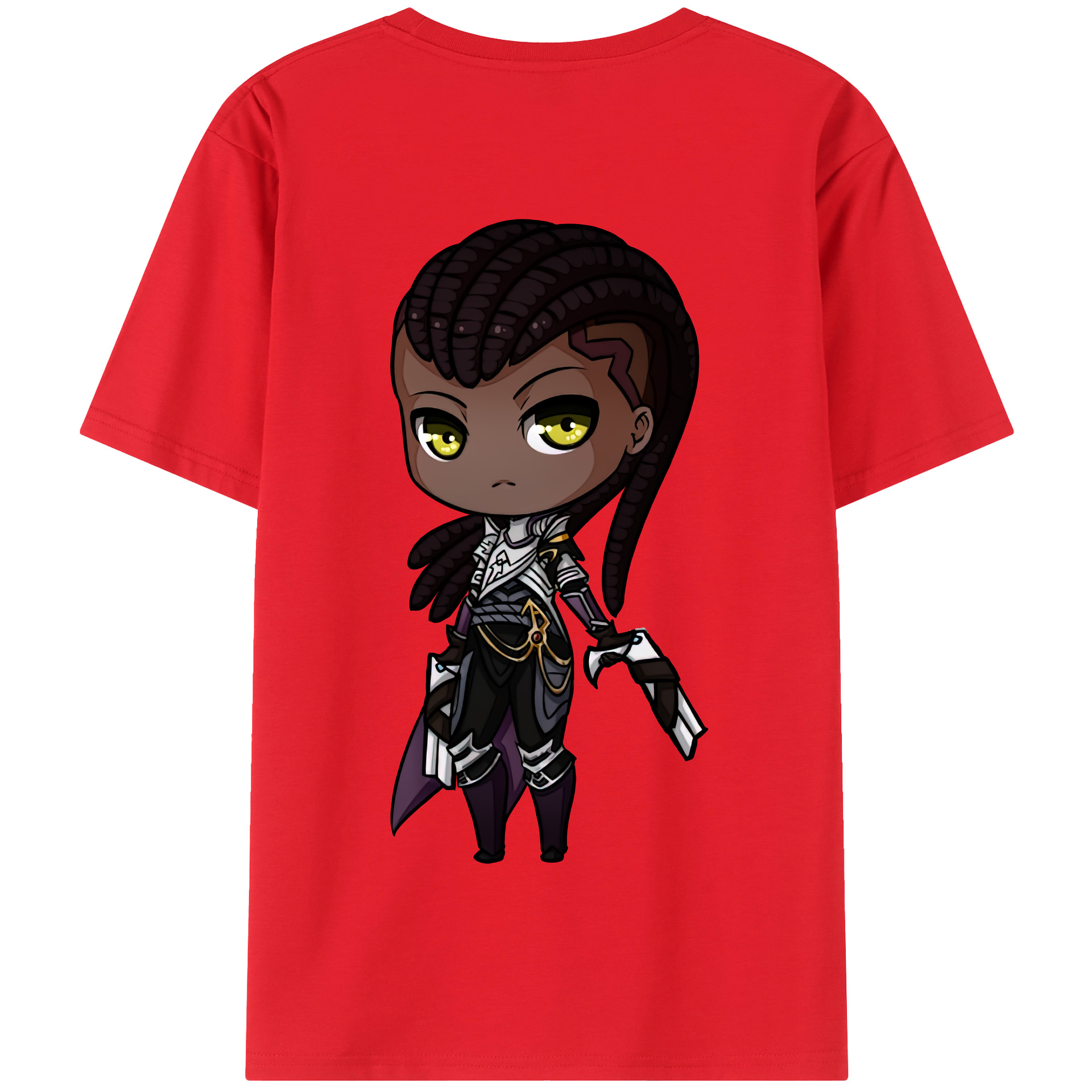 リーグ・オブ・レジェンド League of Legends LOL 綿100％半袖Tシャツ（背面プリント）