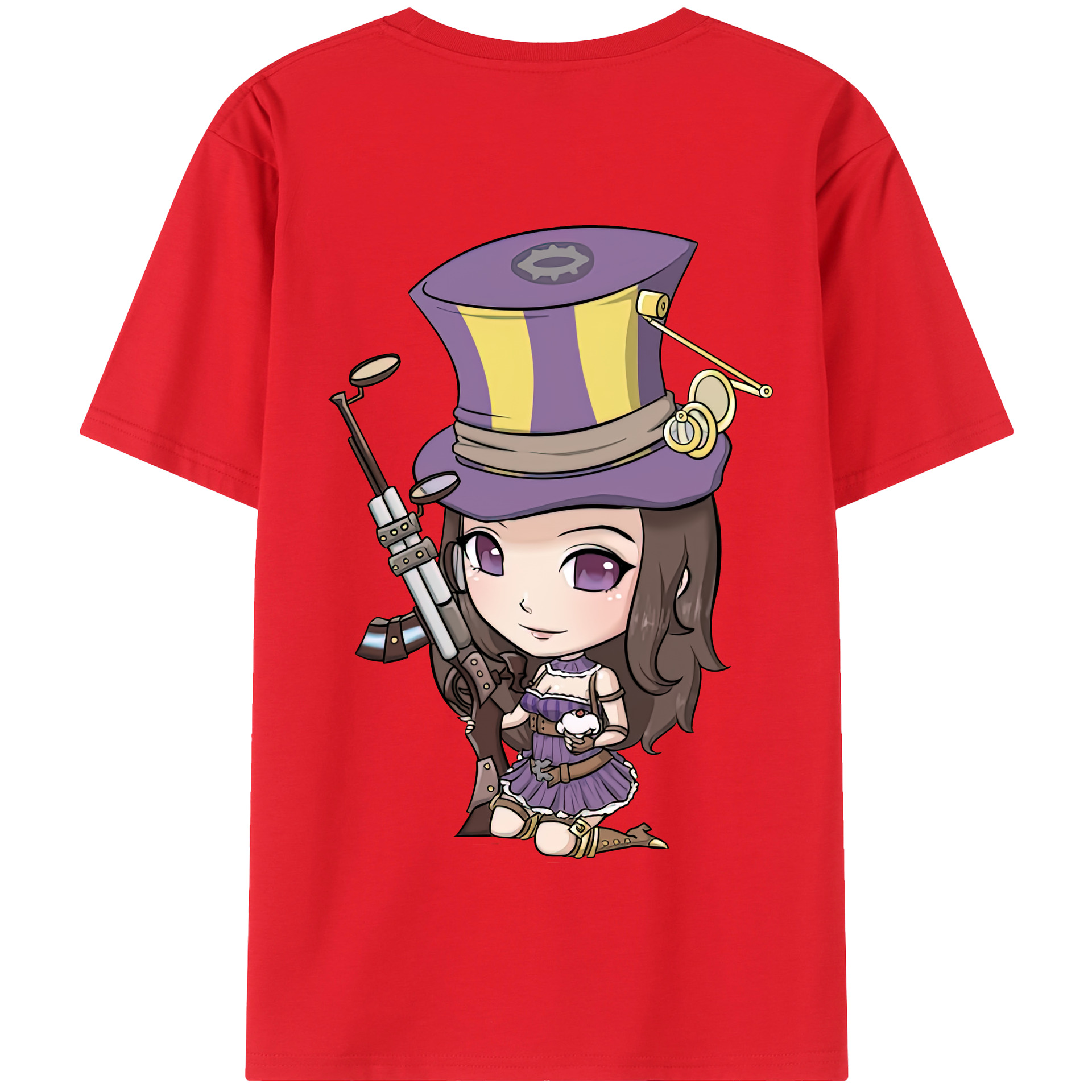 リーグ・オブ・レジェンド League of Legends LOL 綿100％半袖Tシャツ（背面プリント）