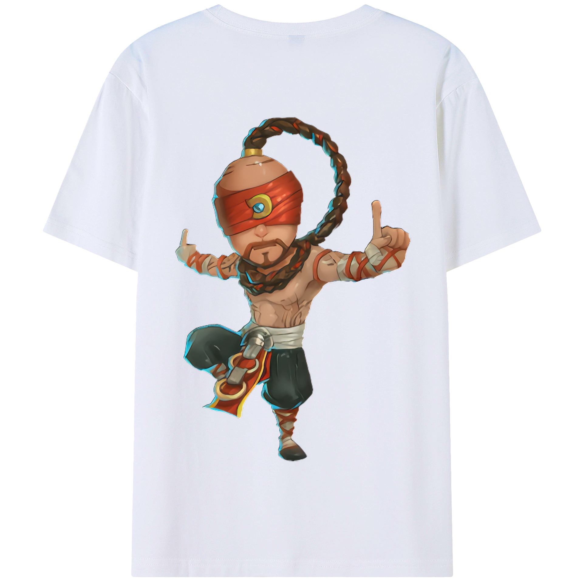 リーグ・オブ・レジェンド League of Legends LOL 綿100％半袖Tシャツ（背面プリント）