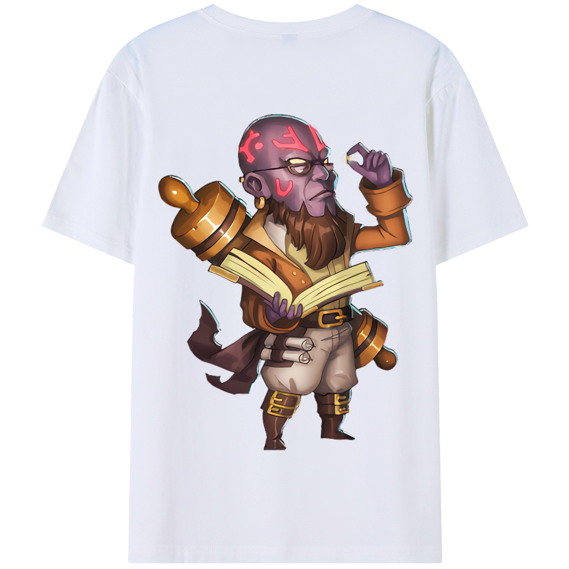 リーグ・オブ・レジェンド League of Legends LOL 綿100％半袖Tシャツ（背面プリント）
