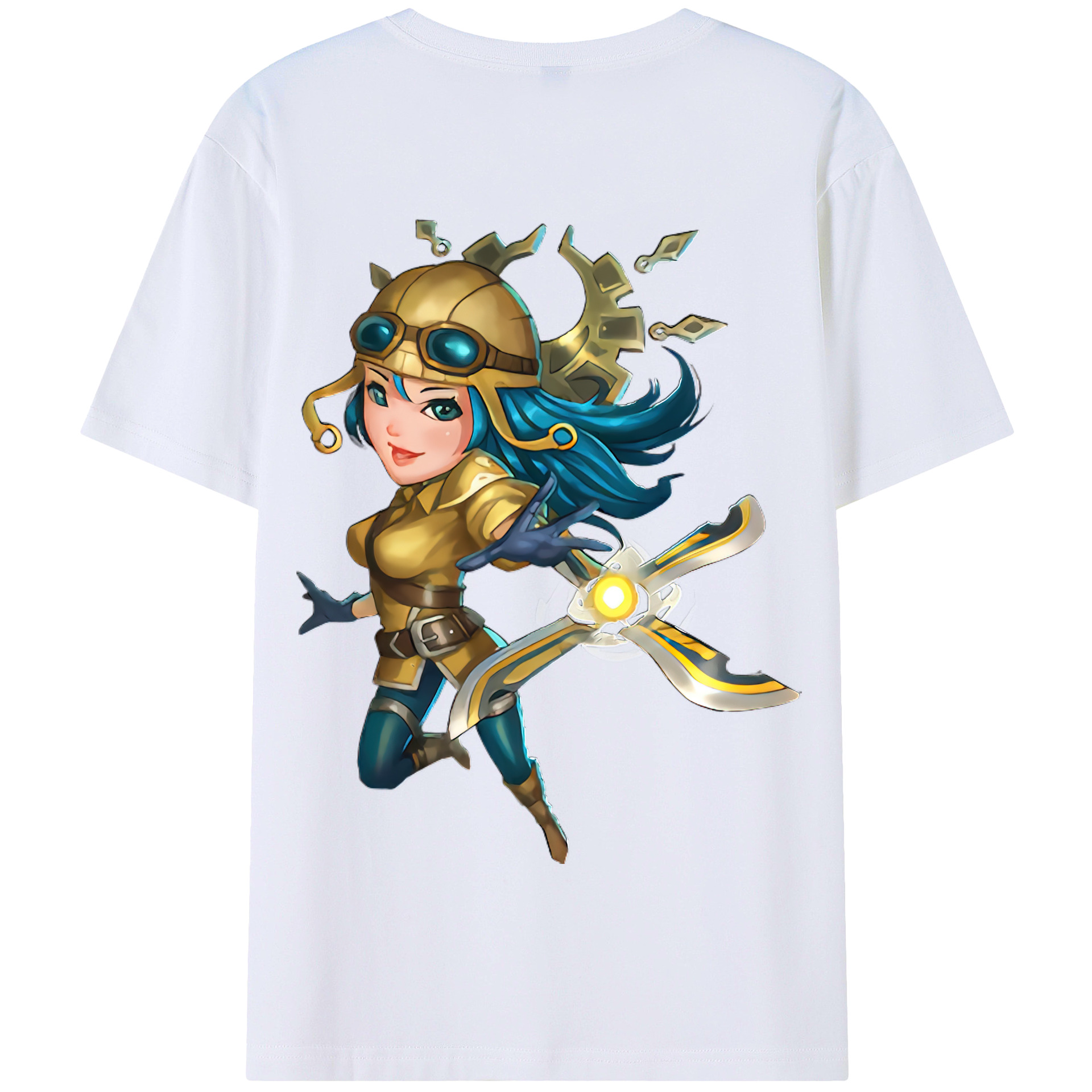 リーグ・オブ・レジェンド League of Legends LOL 綿100％半袖Tシャツ（背面プリント）