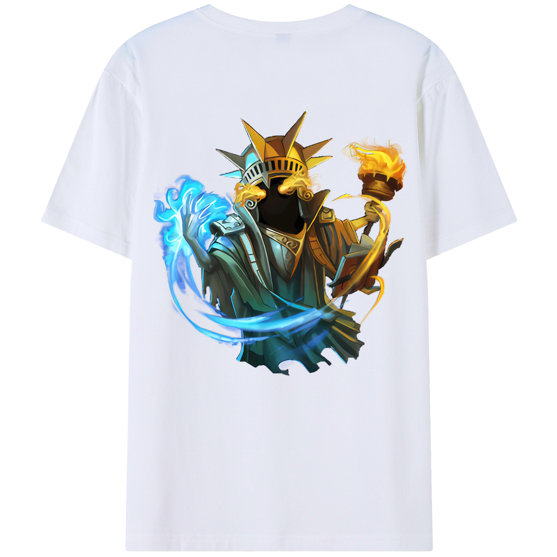 リーグ・オブ・レジェンド League of Legends LOL 綿100％半袖Tシャツ（背面プリント）